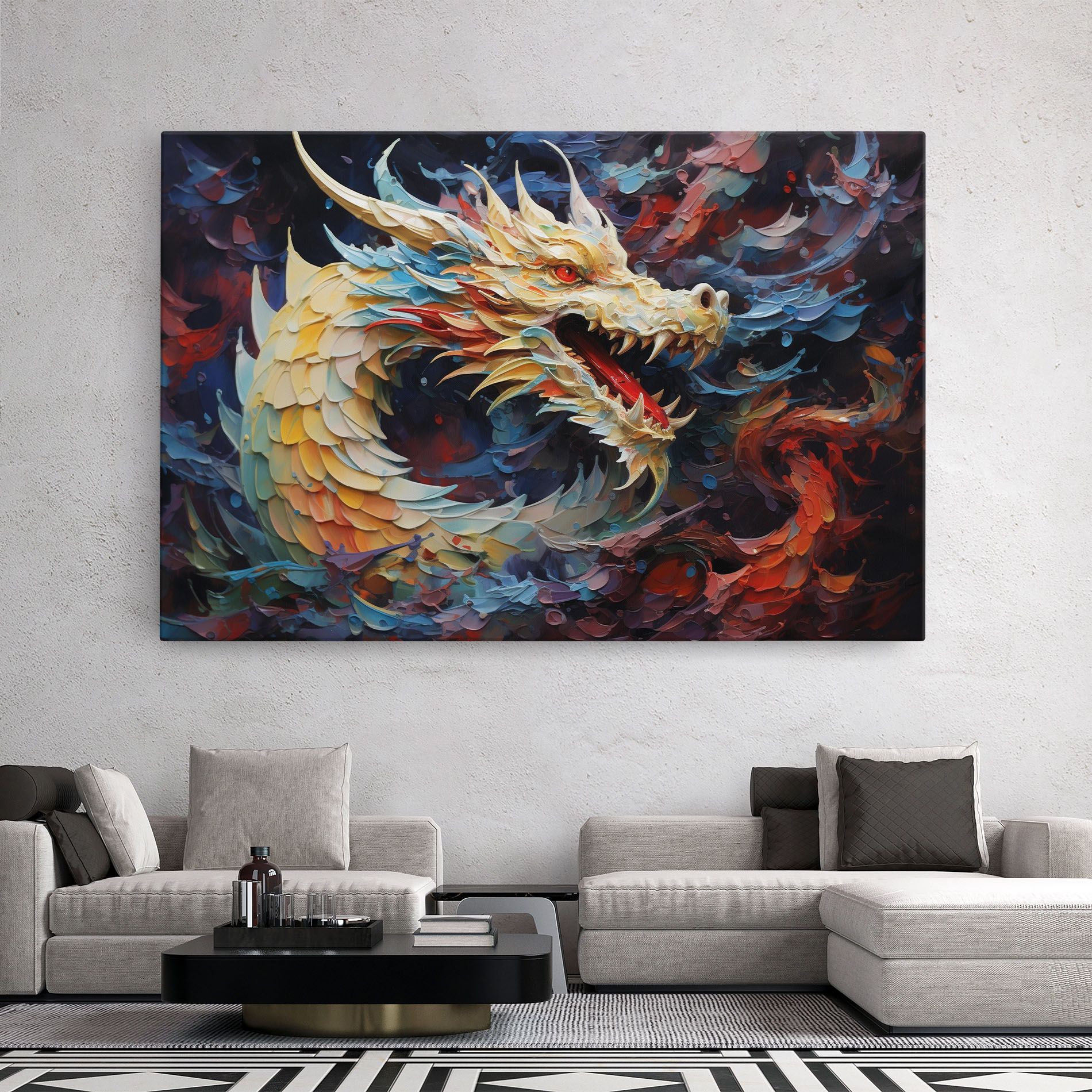 Fantasy Dragon Art mockup 2