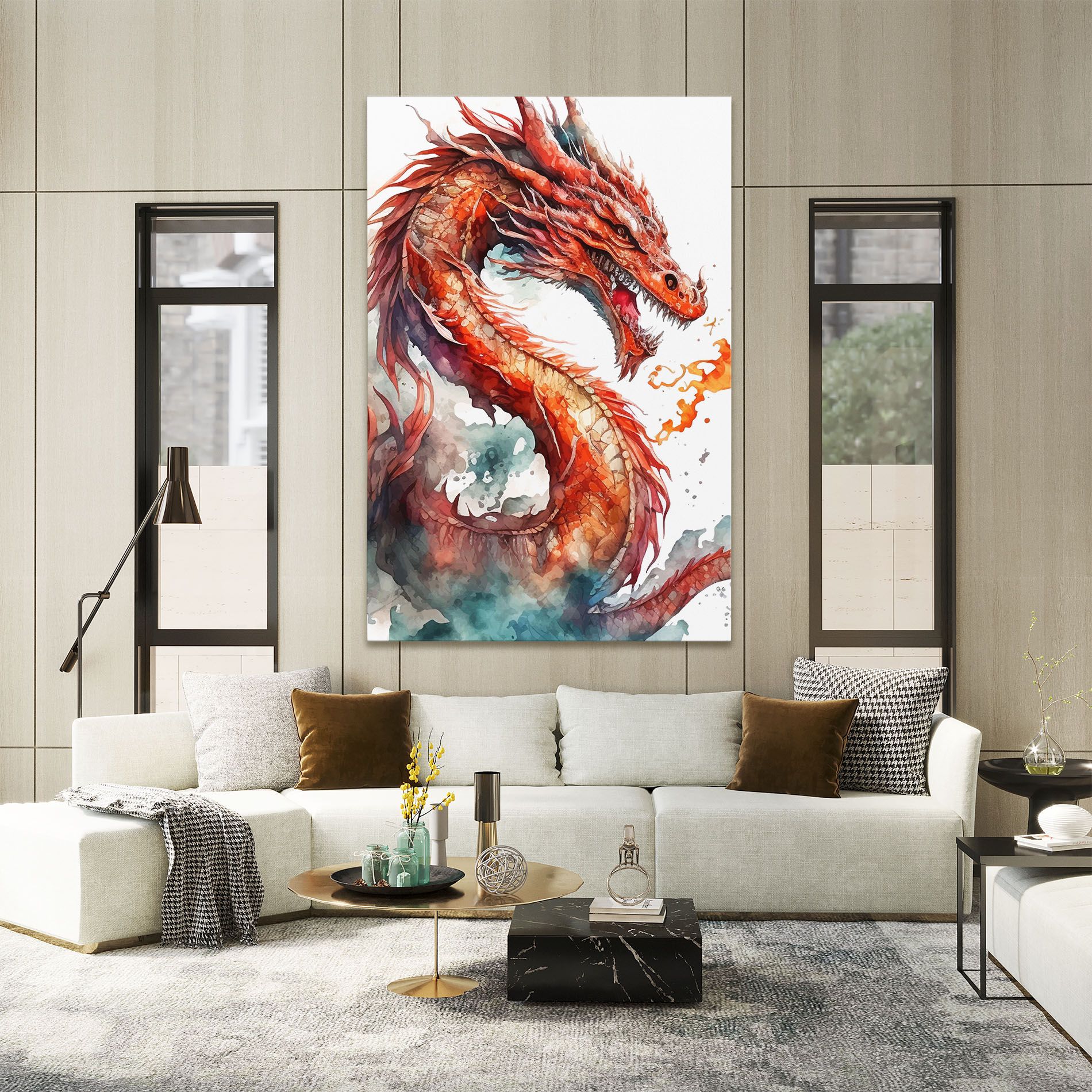 Fire Dragon mockup 2