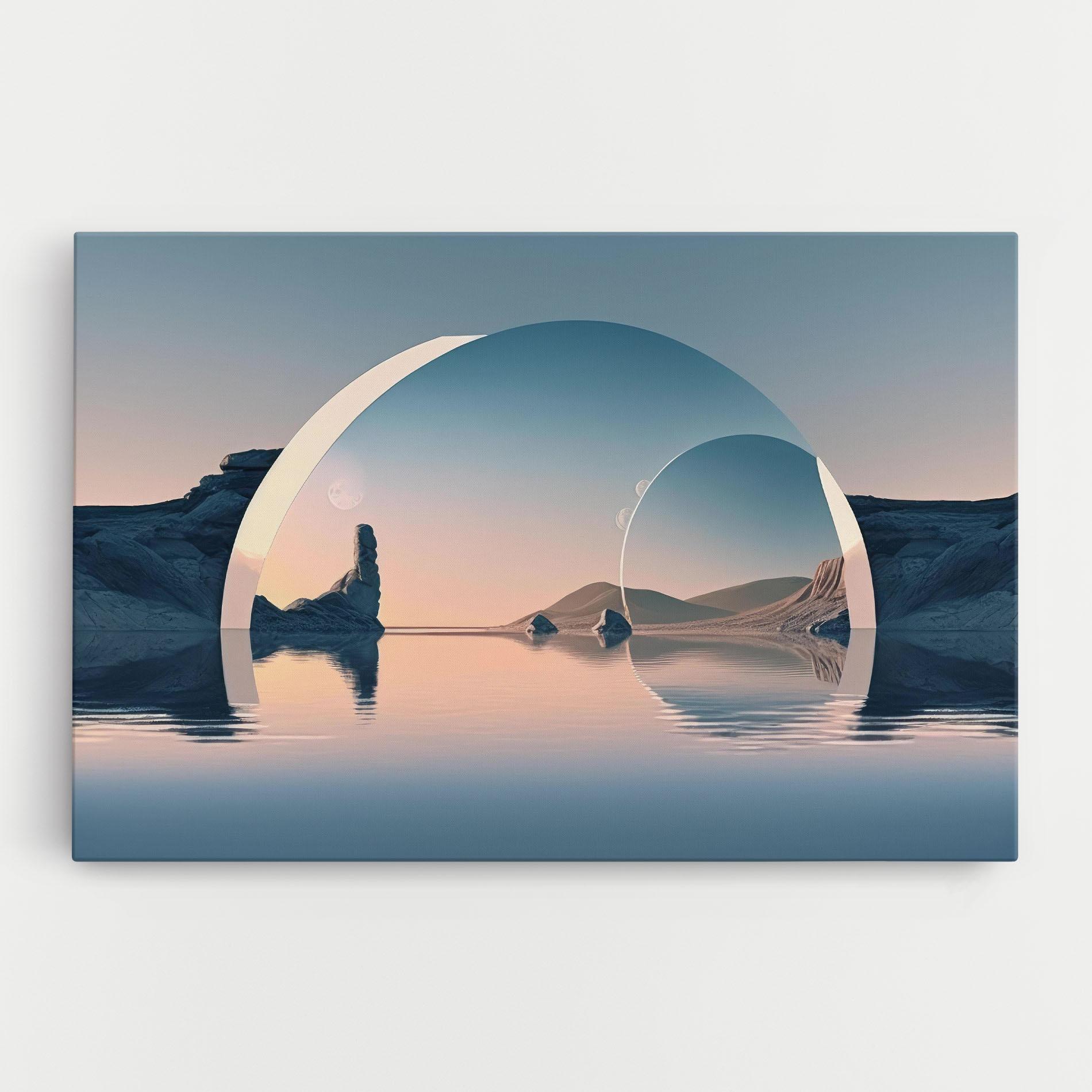 Leinwandbild 3d Fantastic Elements mockup 0