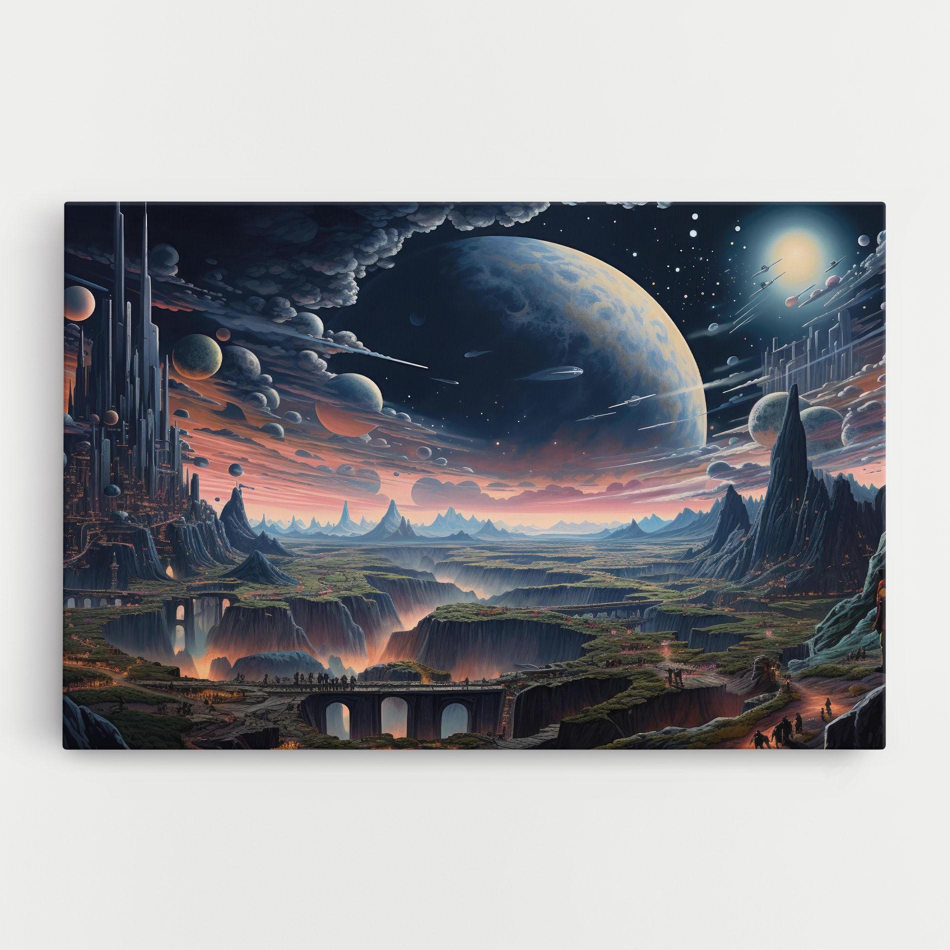 Leinwandbild Celestial Chronicler mockup 0