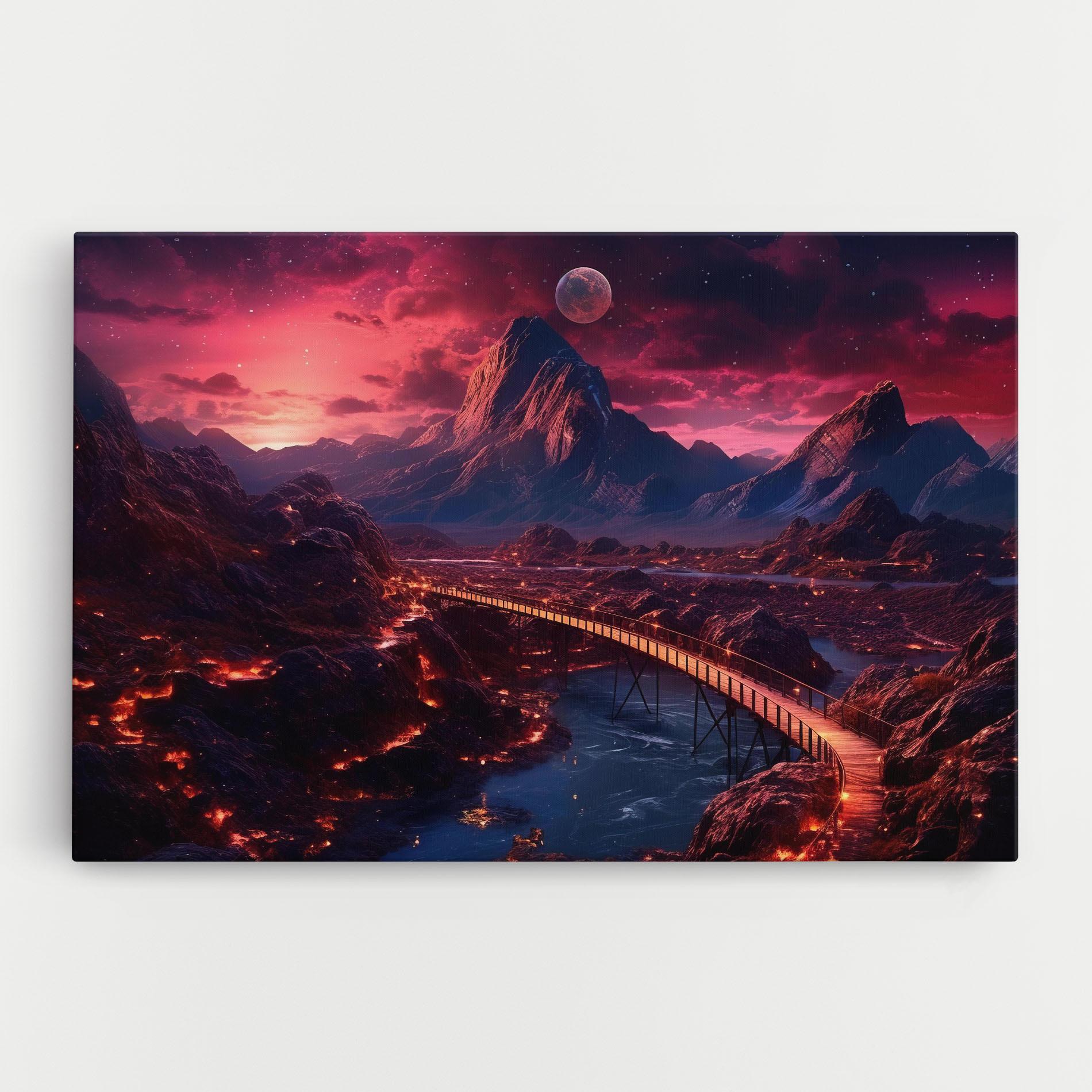 Leinwandbild Interstellar Journey mockup 0