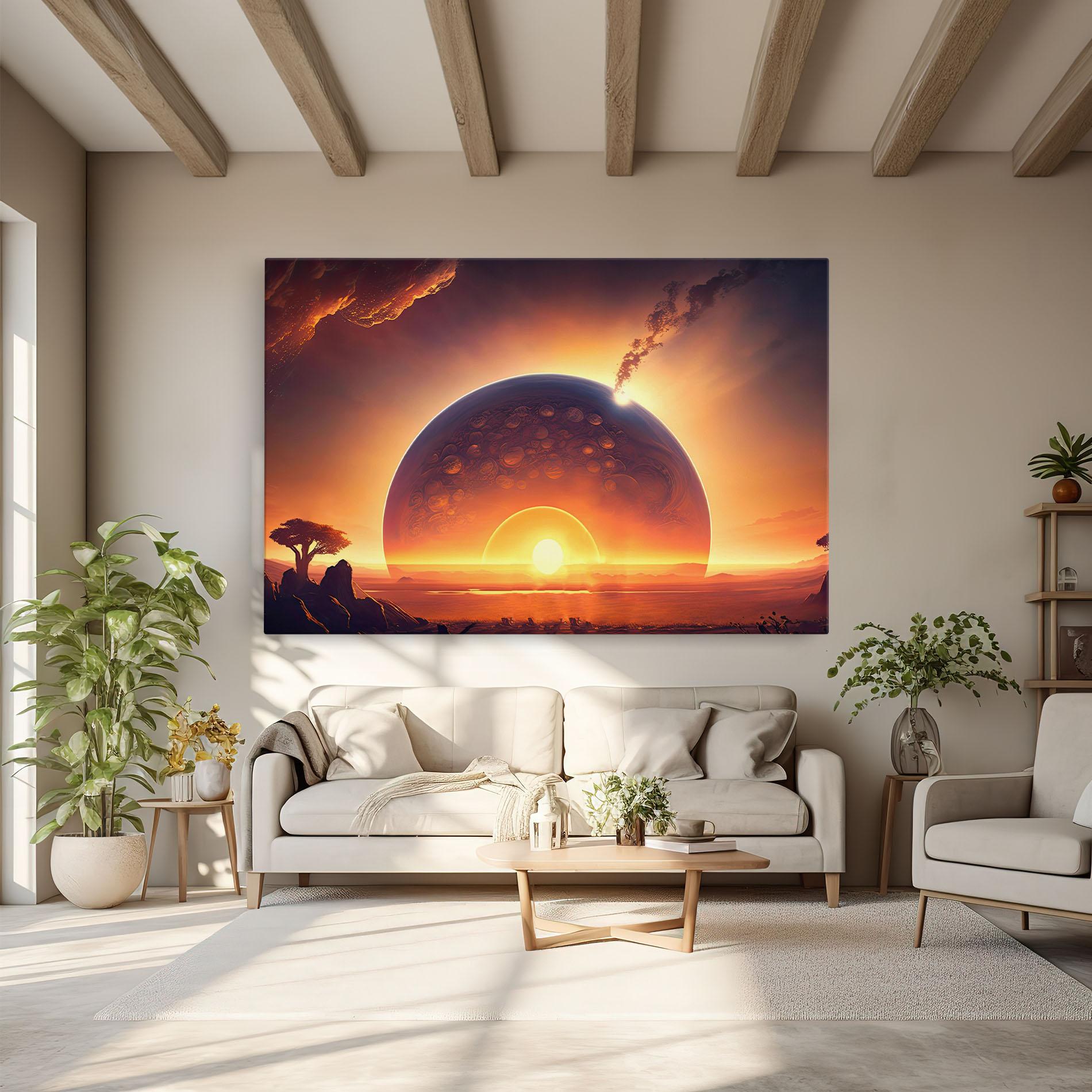 Leinwandbild Abstract Fantasy Science mockup 6