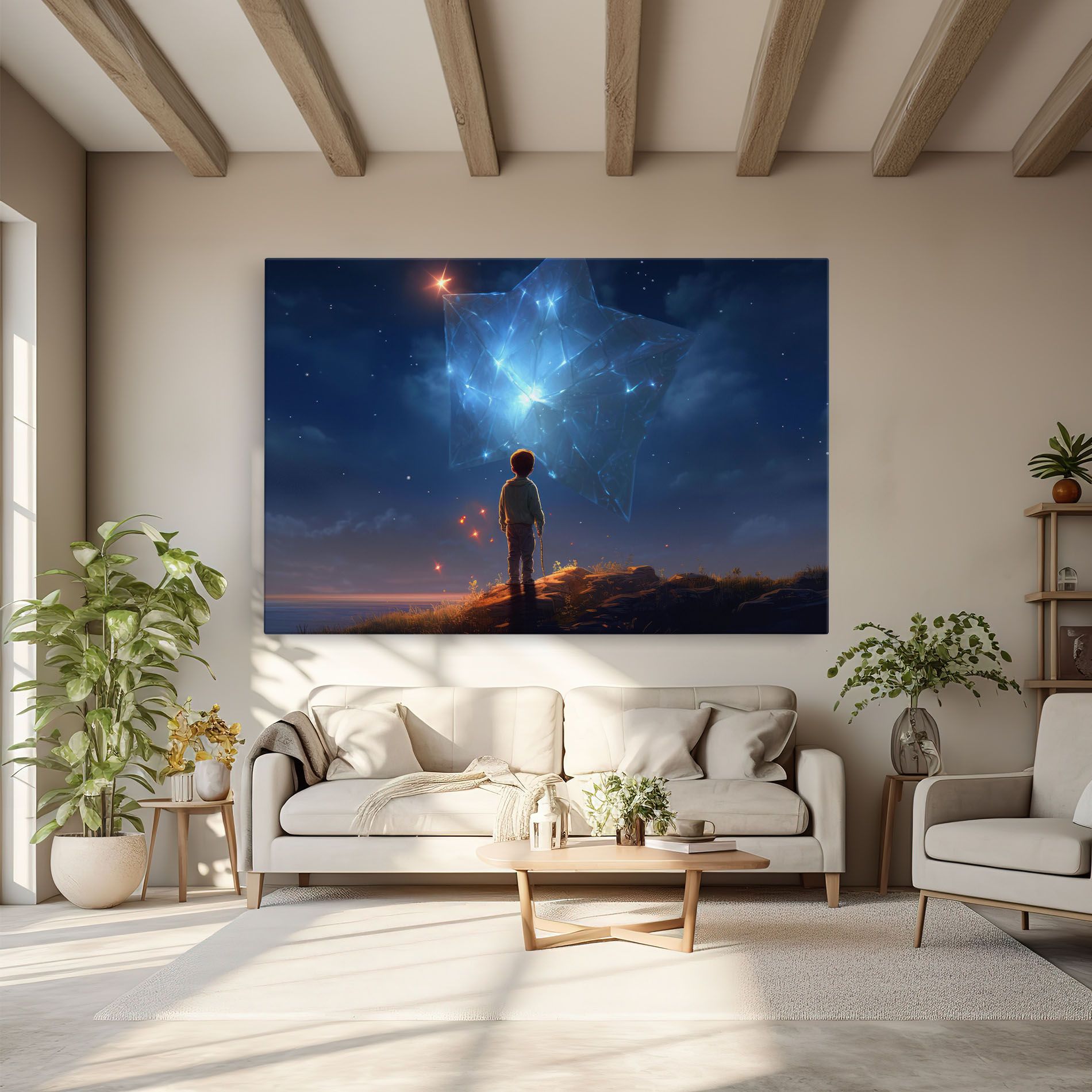 Blue Star Floating mockup 6