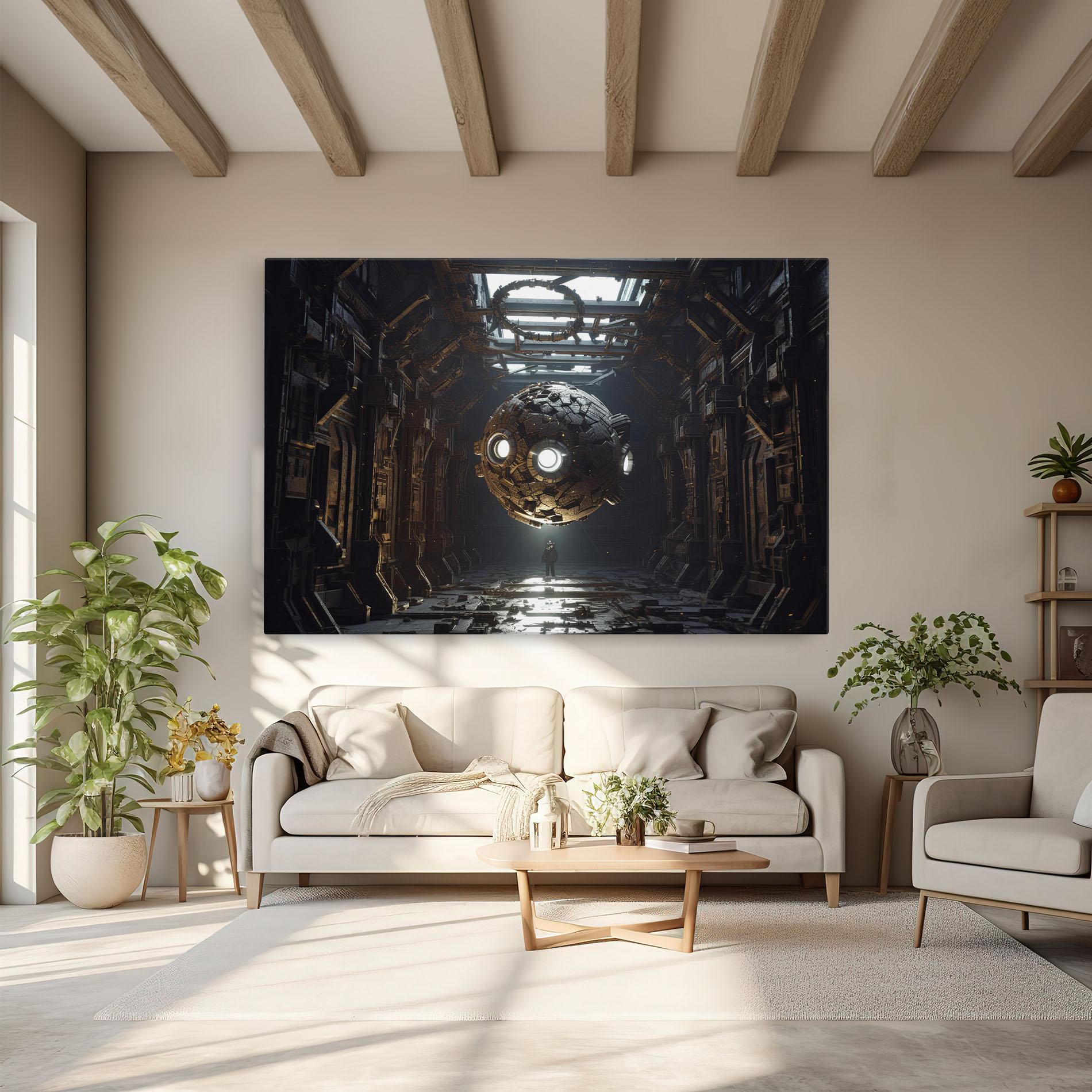 Leinwandbild Cryptic Art mockup 6