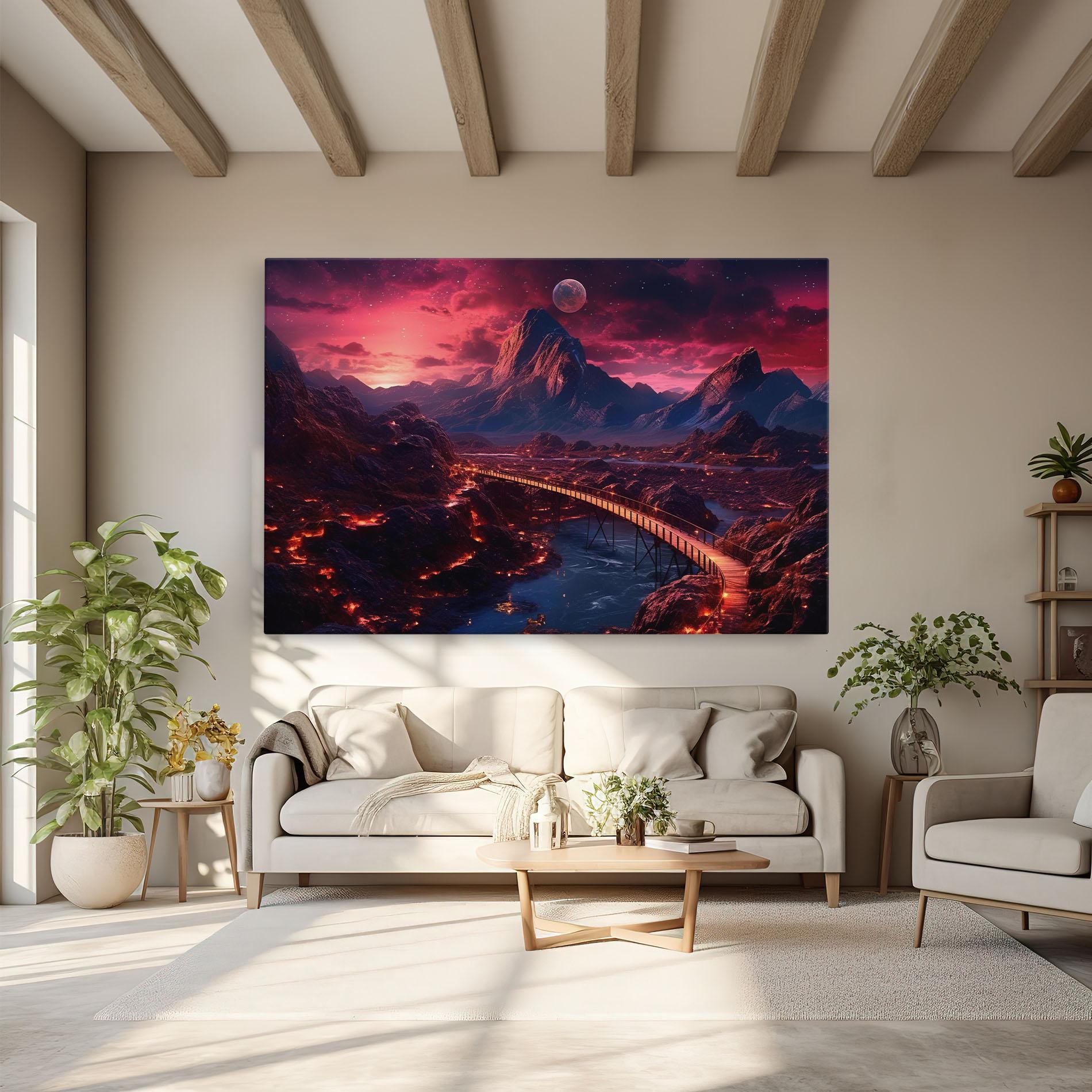 Leinwandbild Interstellar Journey mockup 6