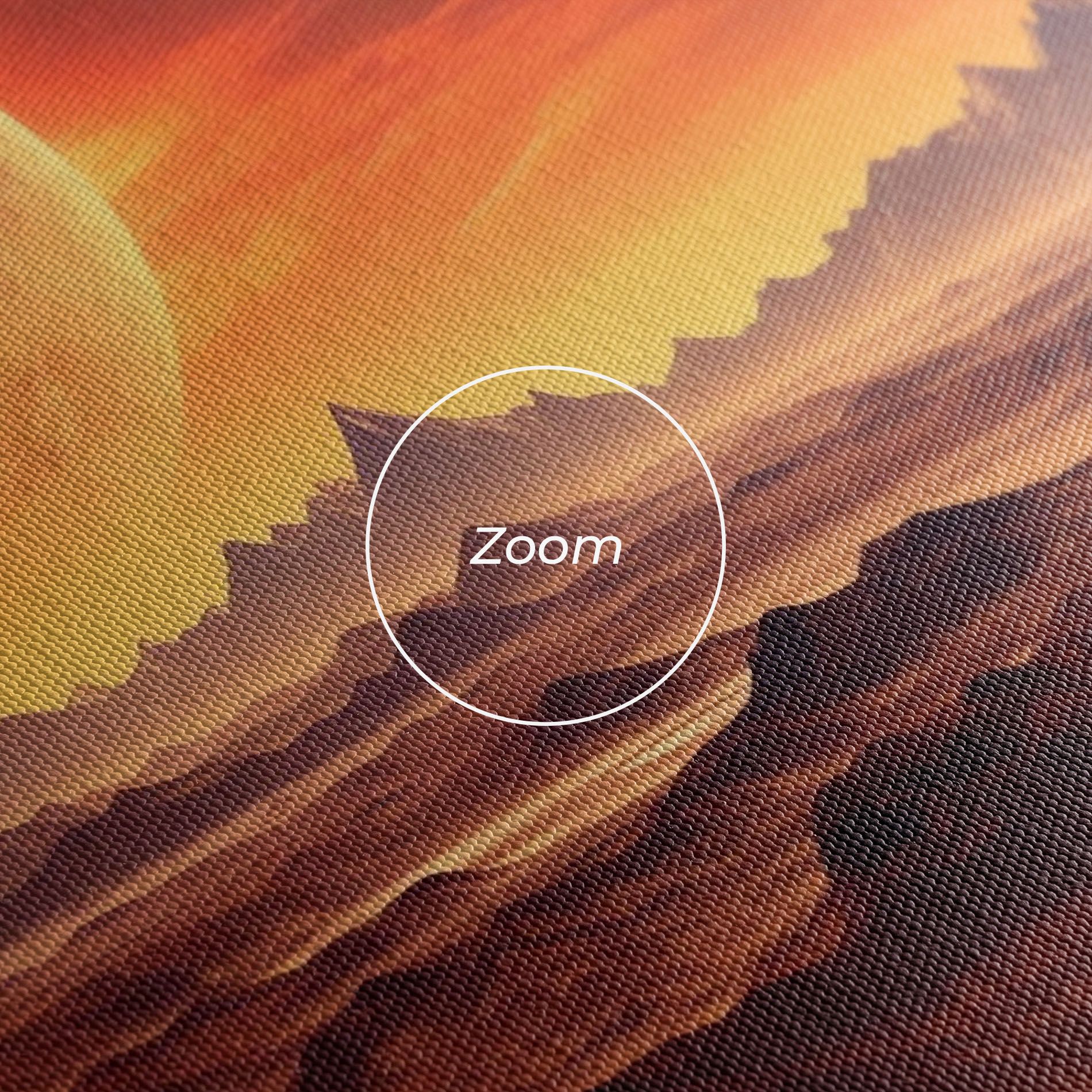 Fiery Orange Sunset mockup 3