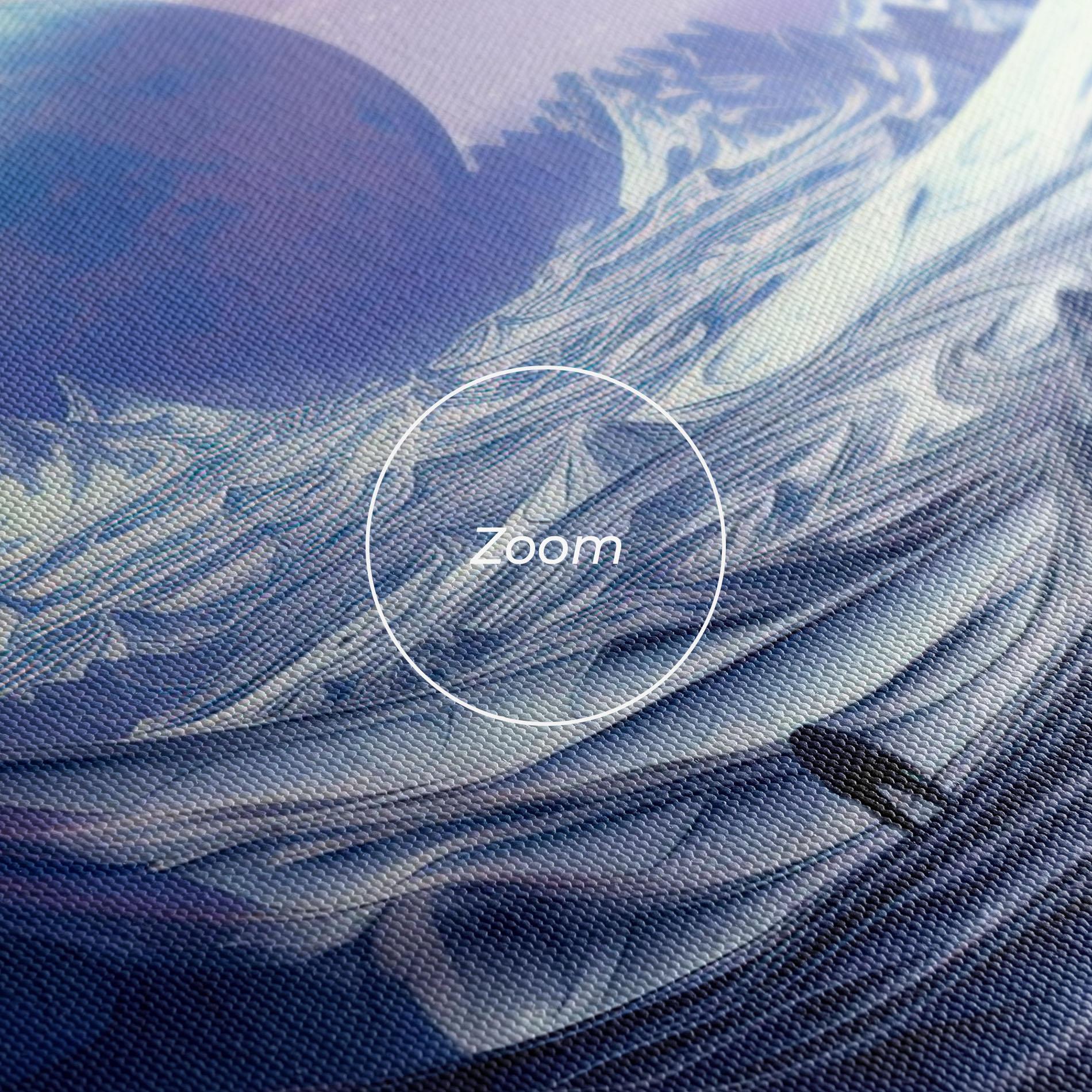 Leinwandbild Snowy Landscape Art mockup 3