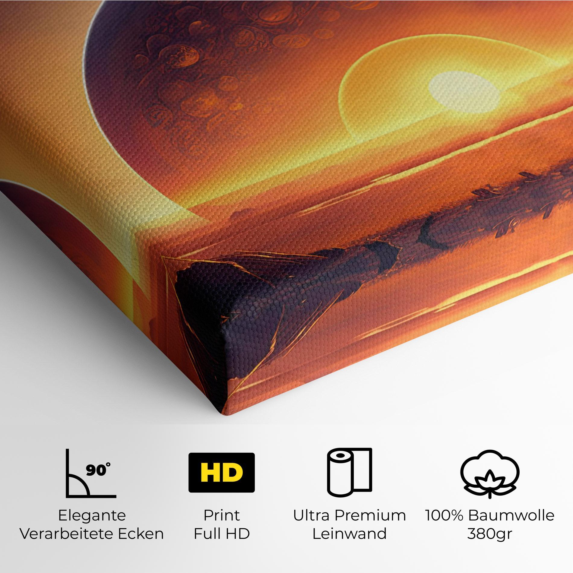 Leinwandbild Abstract Fantasy Science mockup 4