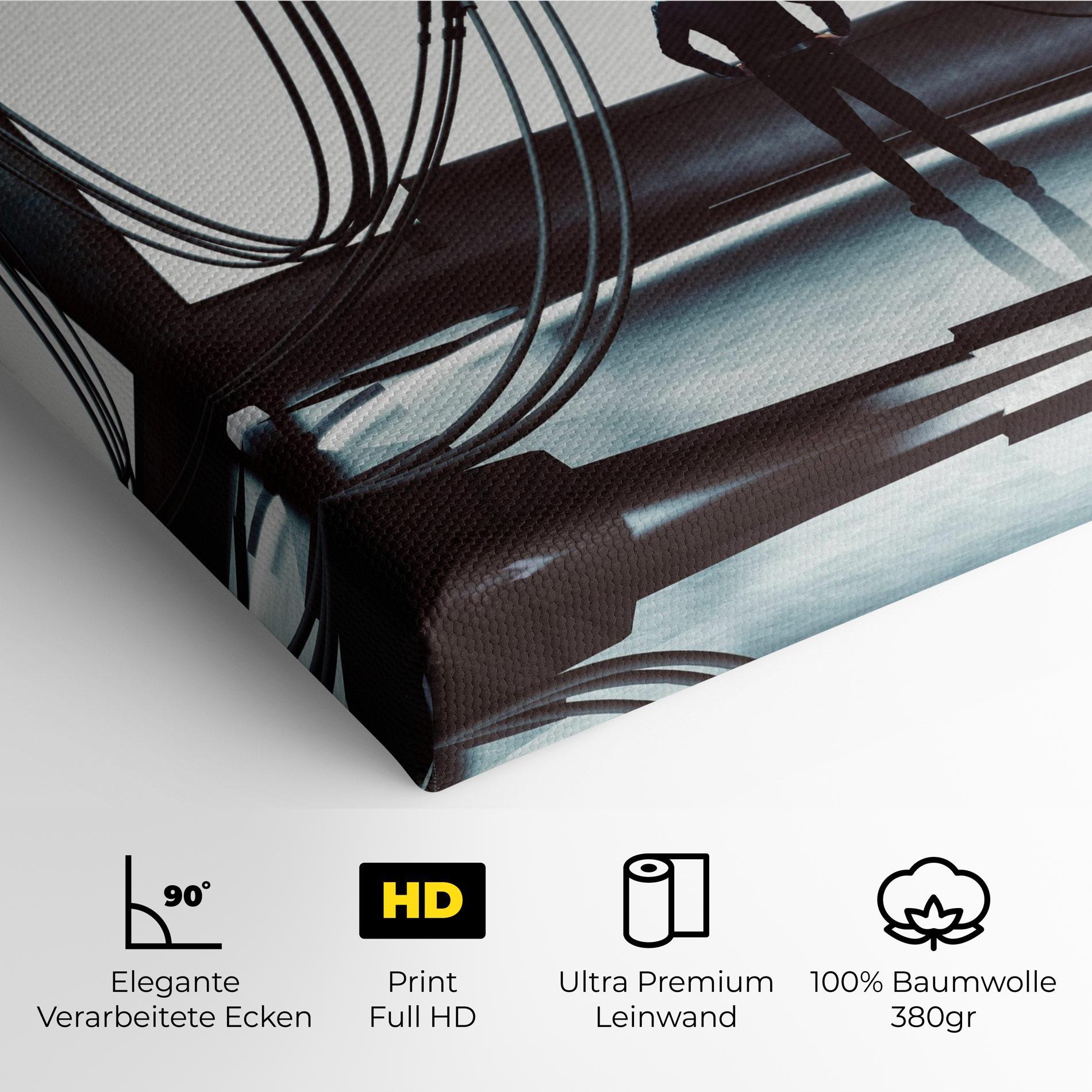 Leinwandbild Cyber Chronicle mockup 4