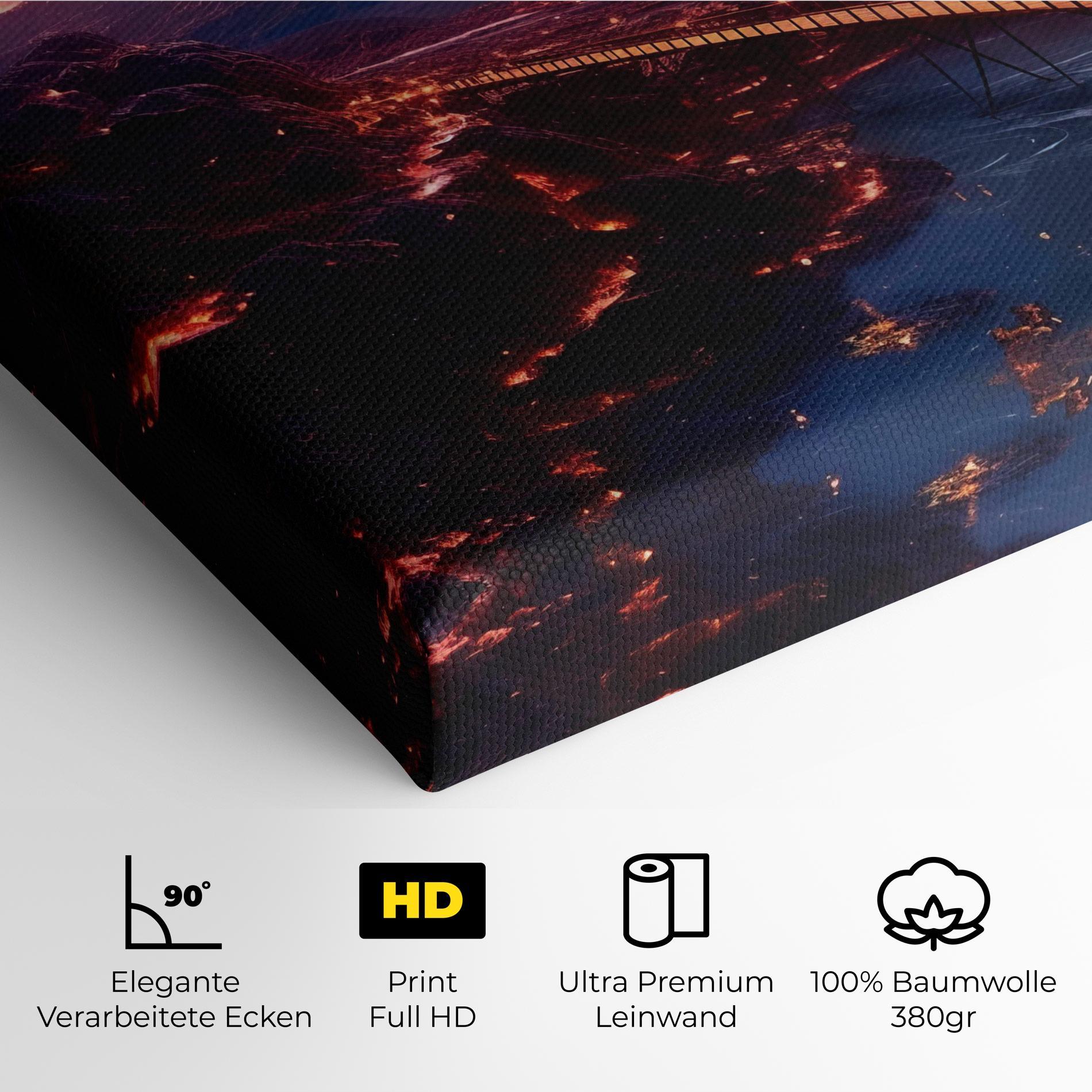 Leinwandbild Interstellar Journey mockup 4