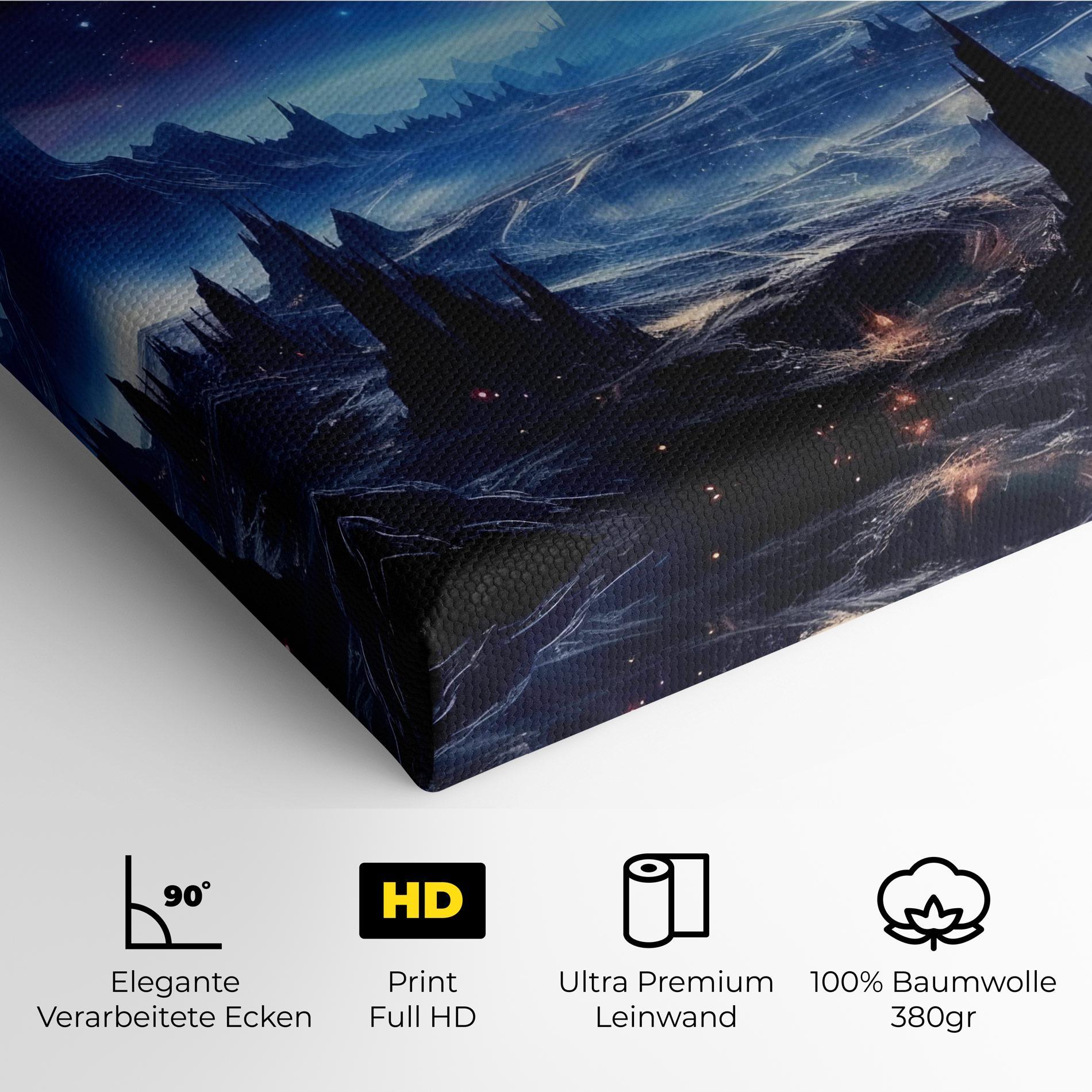 Leinwandbild Planets And Stars mockup 4