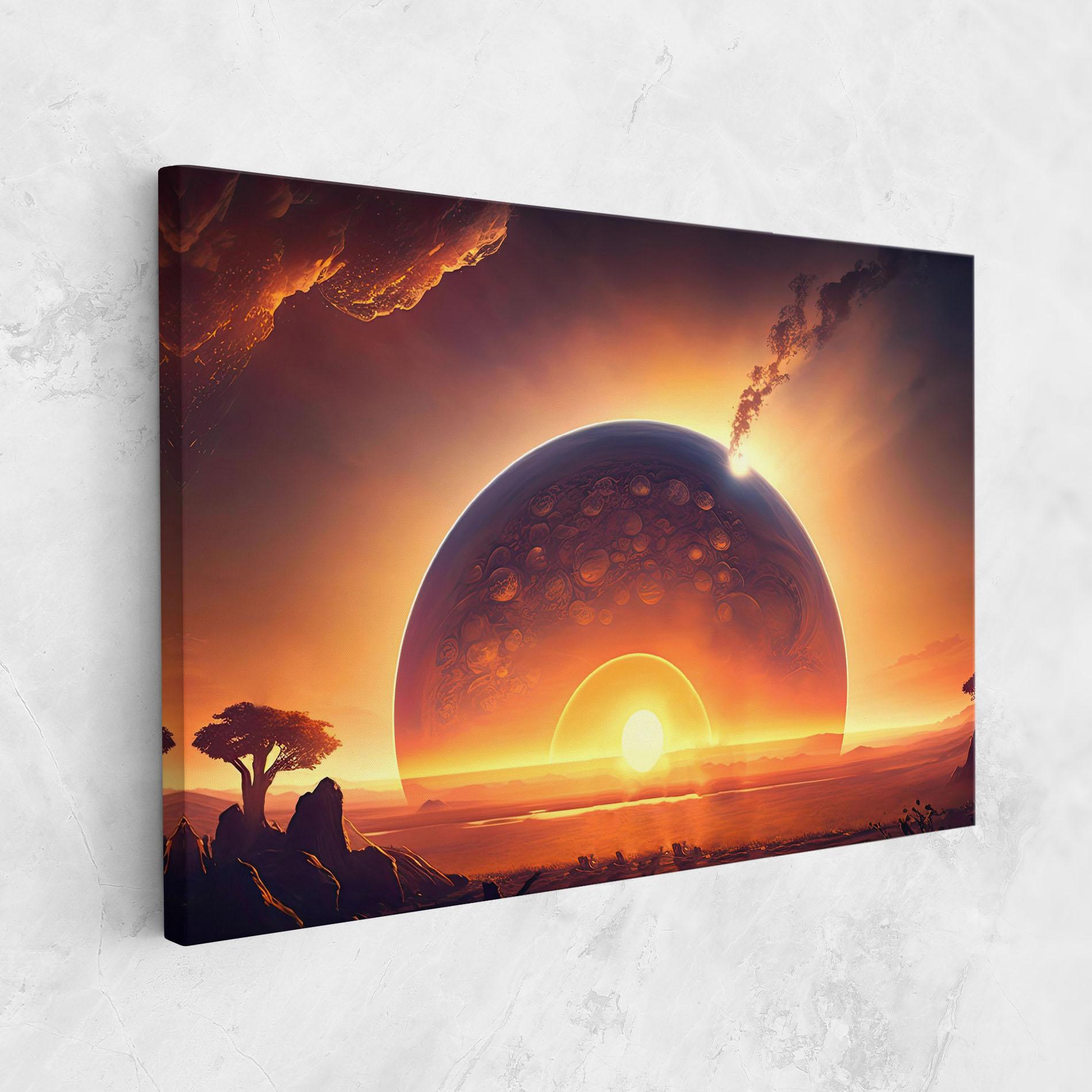 Leinwandbild Abstract Fantasy Science mockup 1