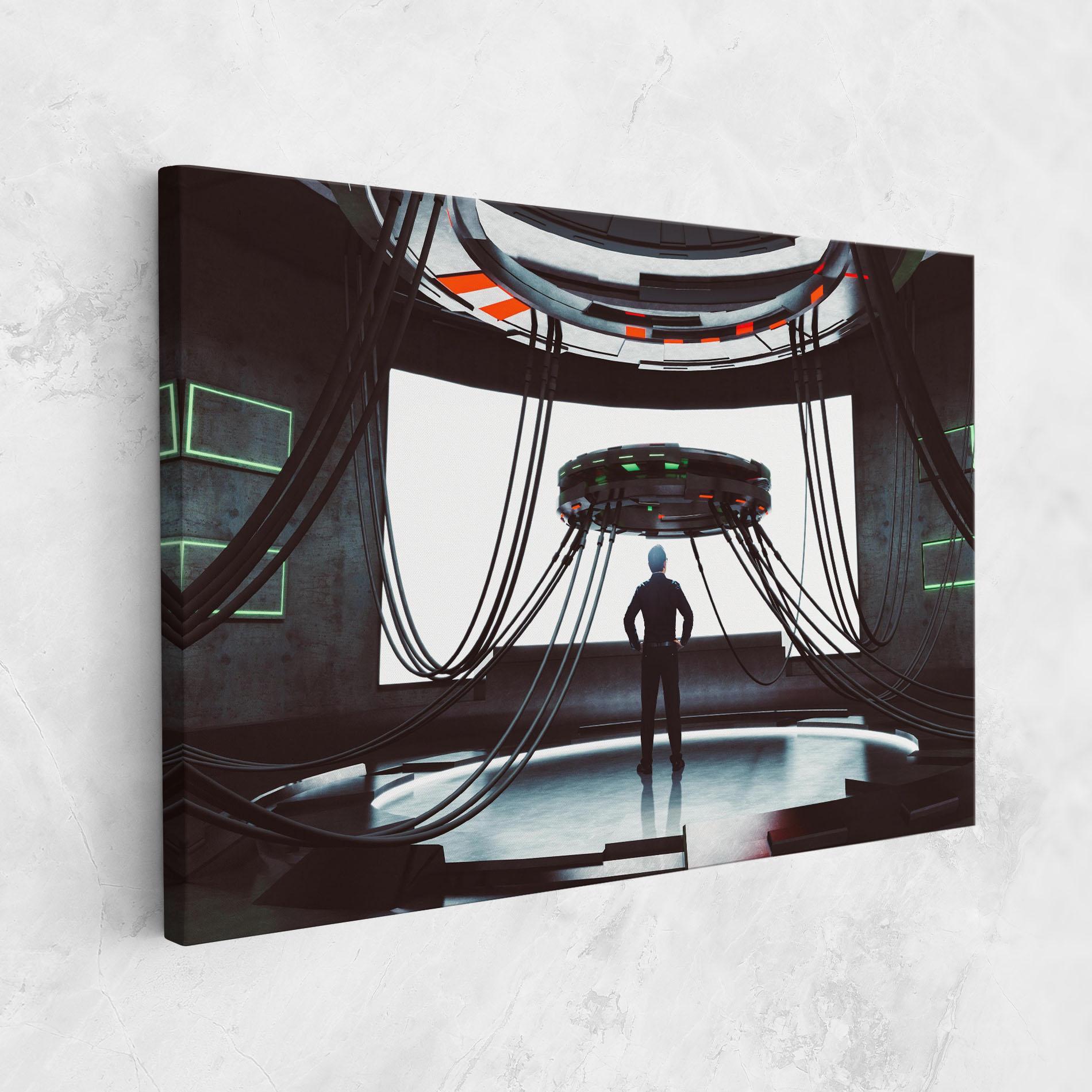 Leinwandbild Cyber Chronicle mockup 1