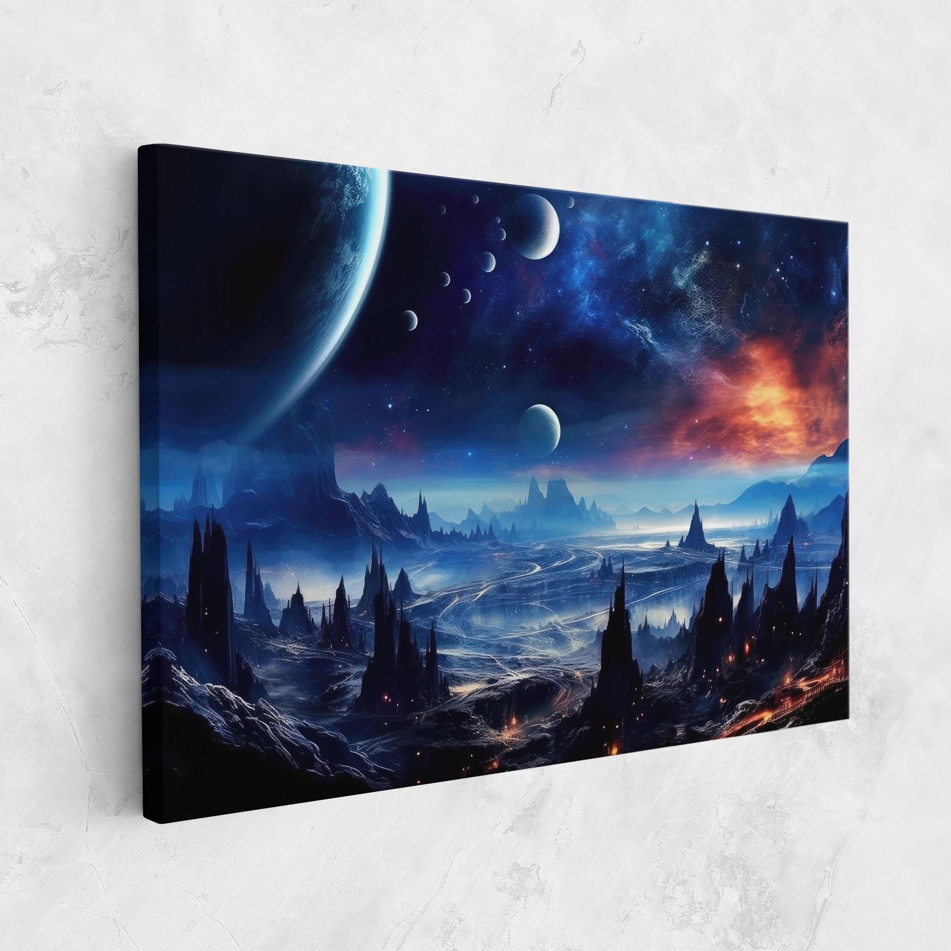 Leinwandbild Planets And Stars mockup 1