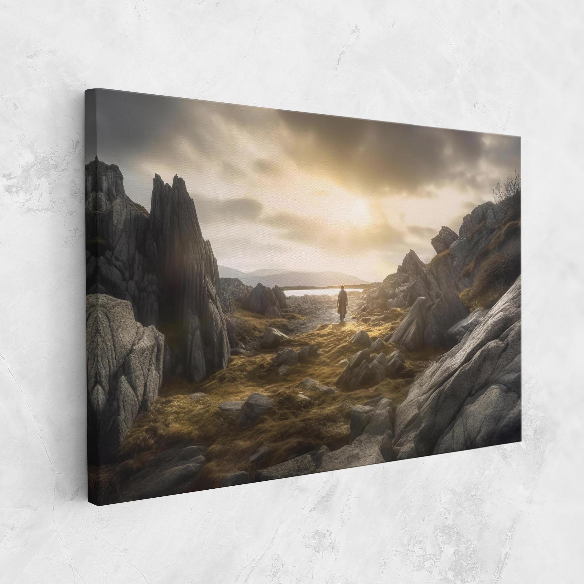 Leinwandbild Rocky Area Man mockup 1