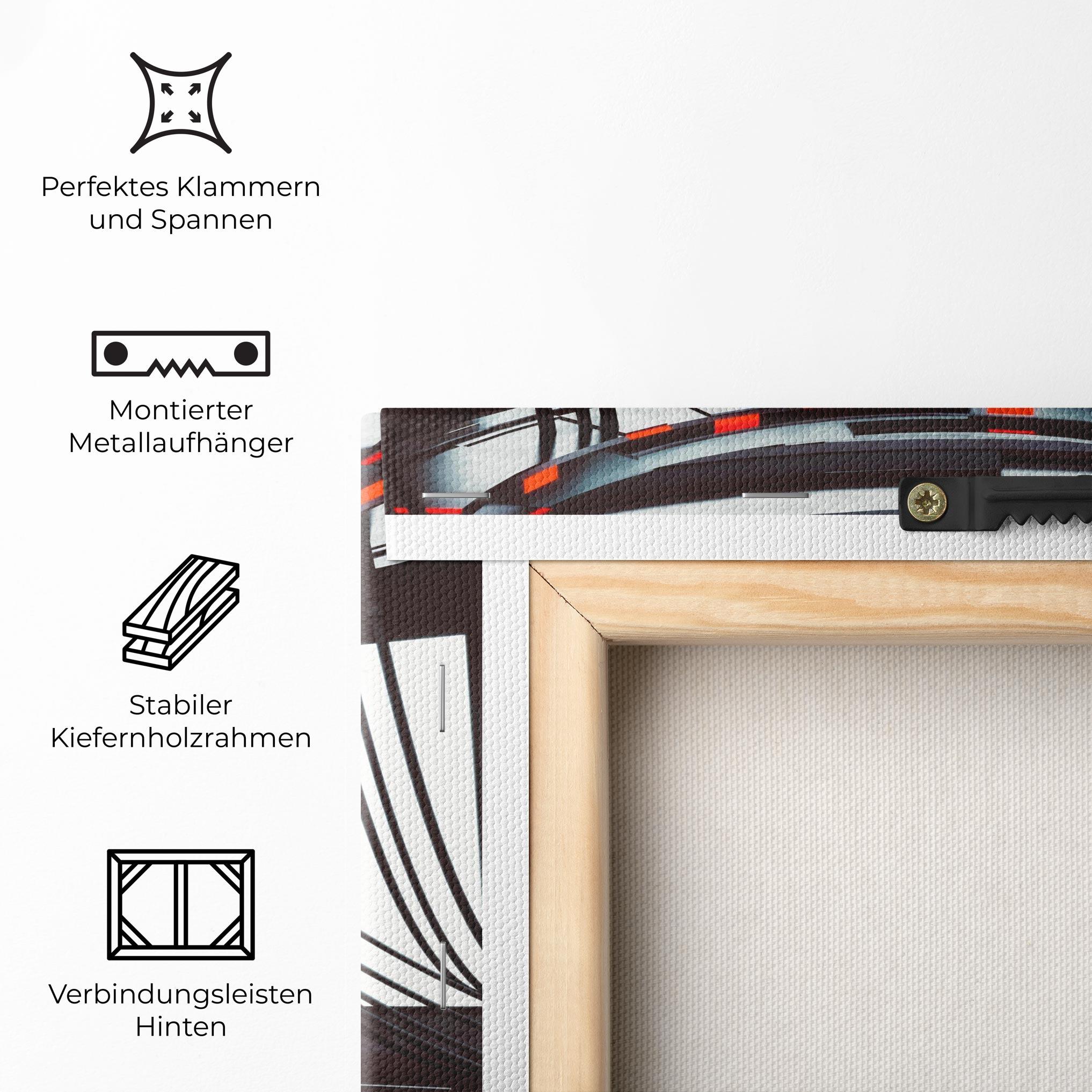 Leinwandbild Cyber Chronicle mockup 5