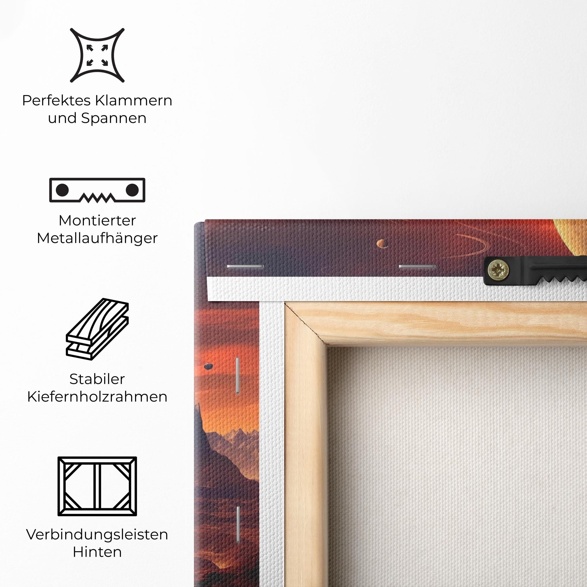 Fiery Orange Sunset mockup 5