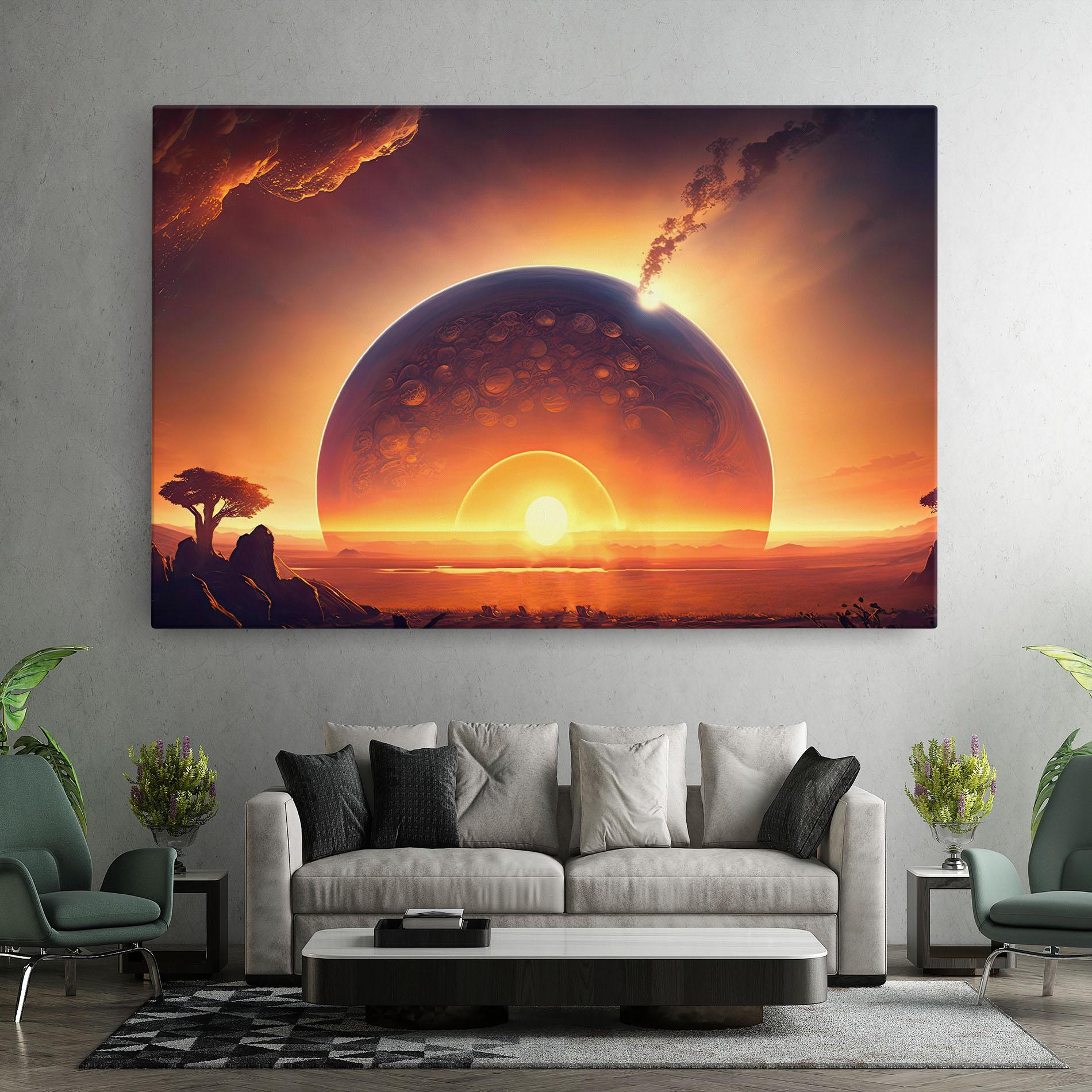 Leinwandbild Abstract Fantasy Science mockup 7