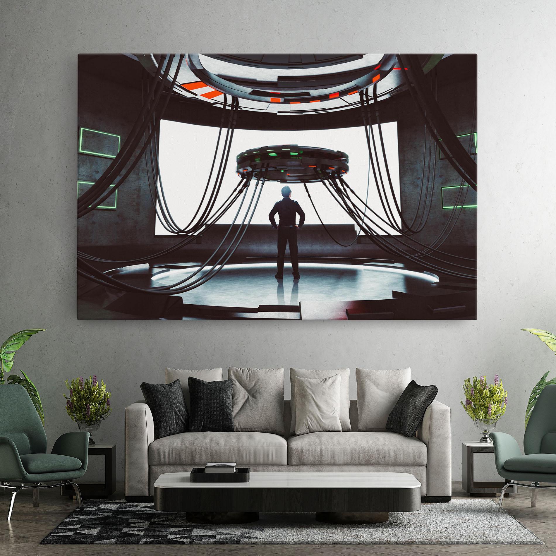 Leinwandbild Cyber Chronicle mockup 7