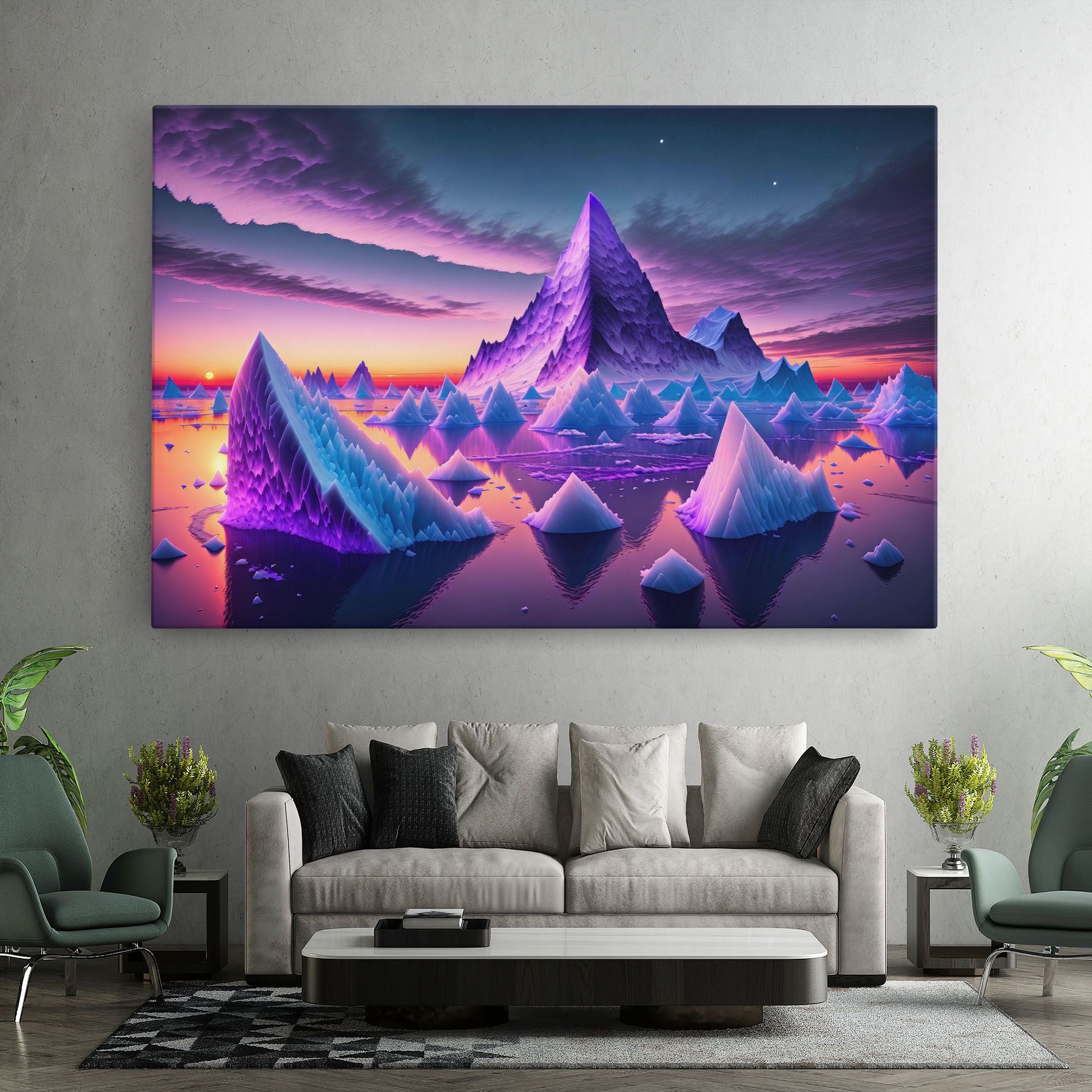 Floating Iceberg mockup 7