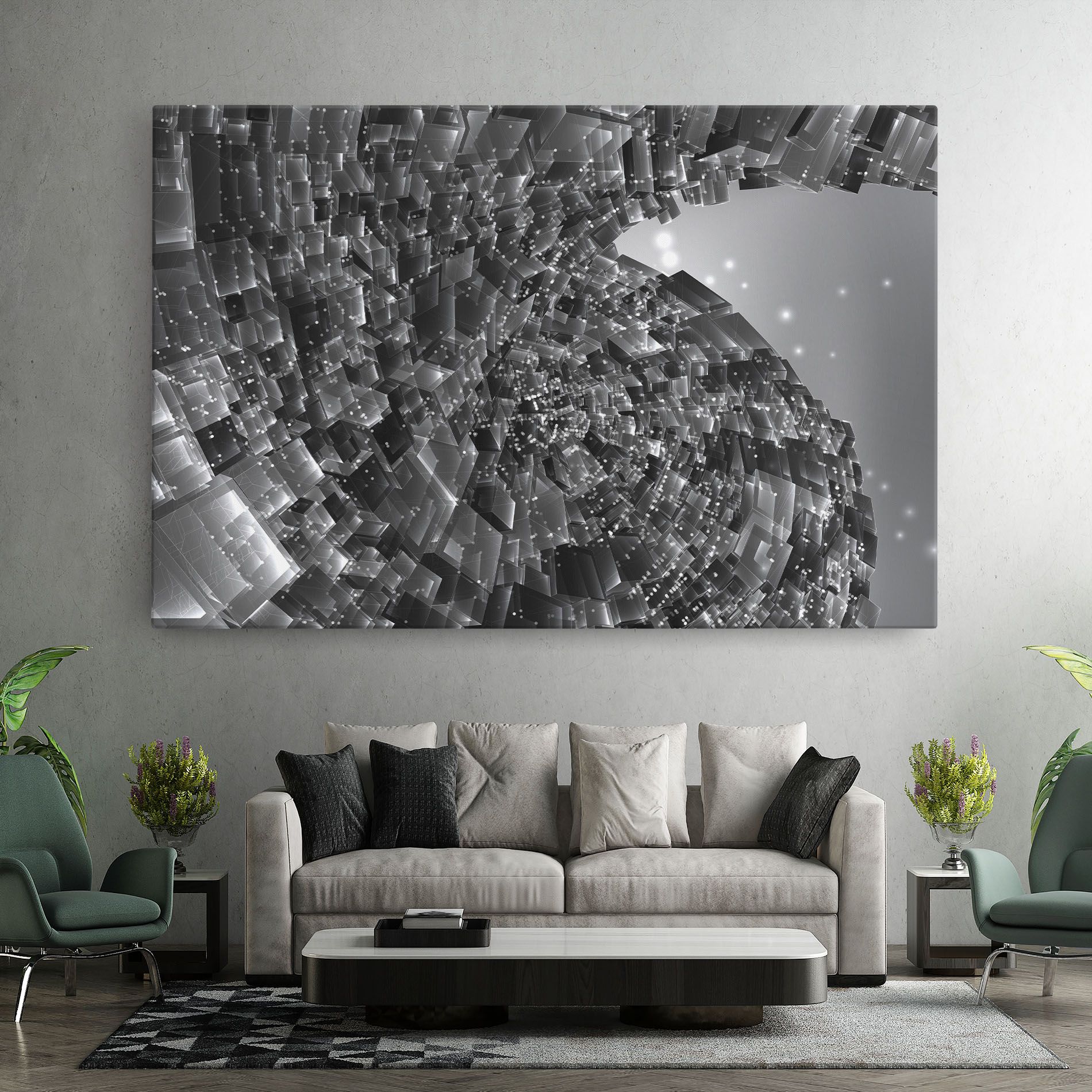 Grey Shape View mockup 7