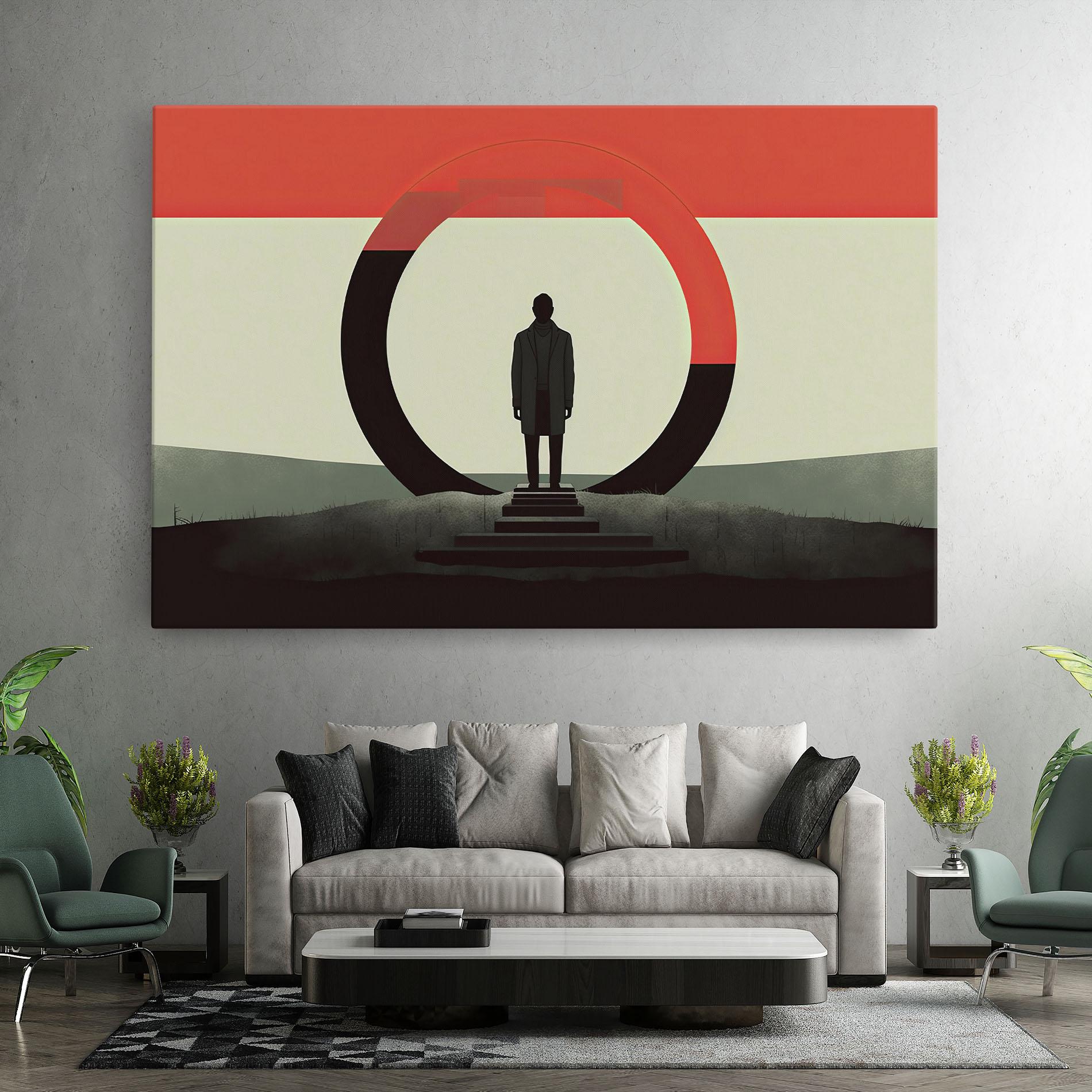 Leinwandbild Portal Art mockup 7