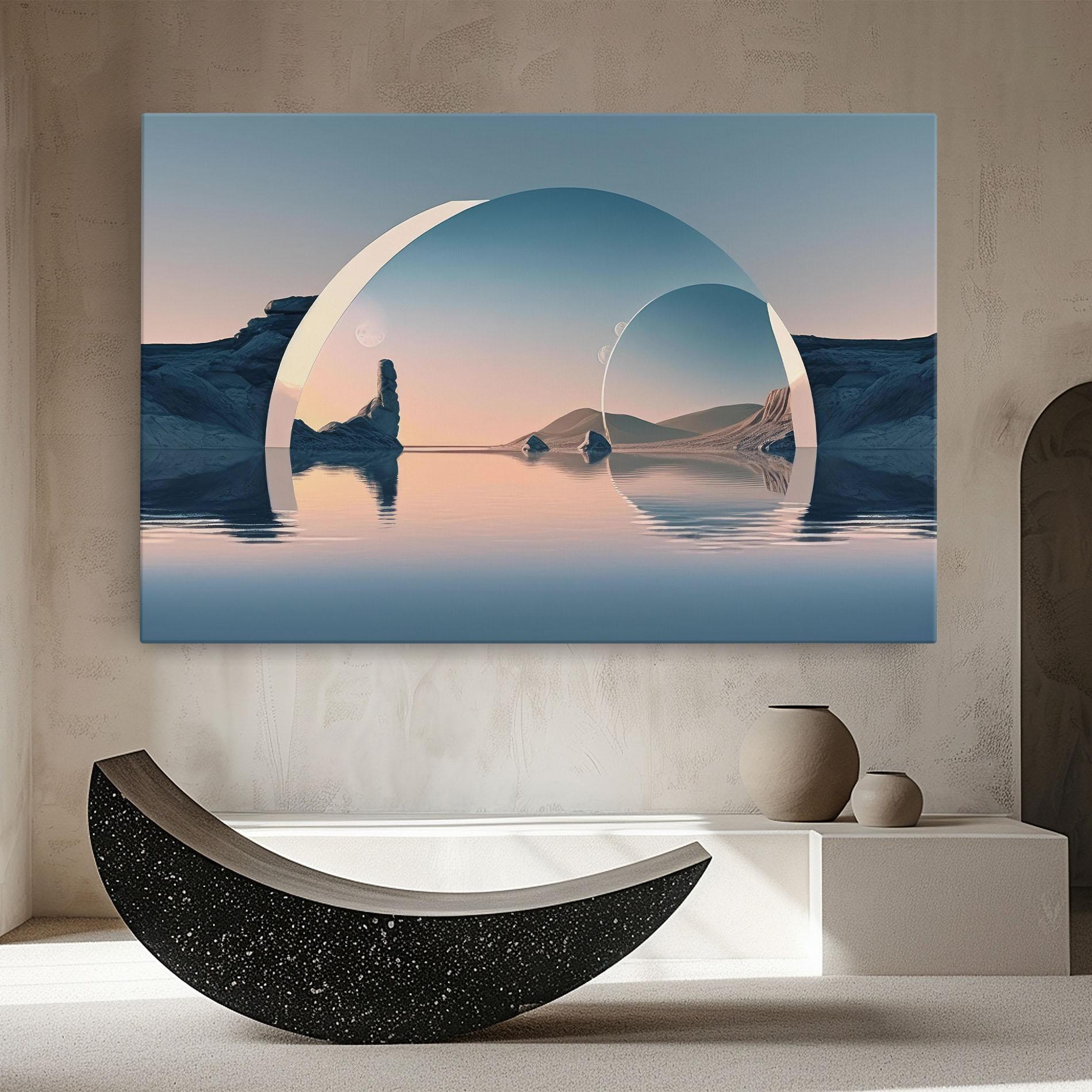 Leinwandbild 3d Fantastic Elements mockup 8