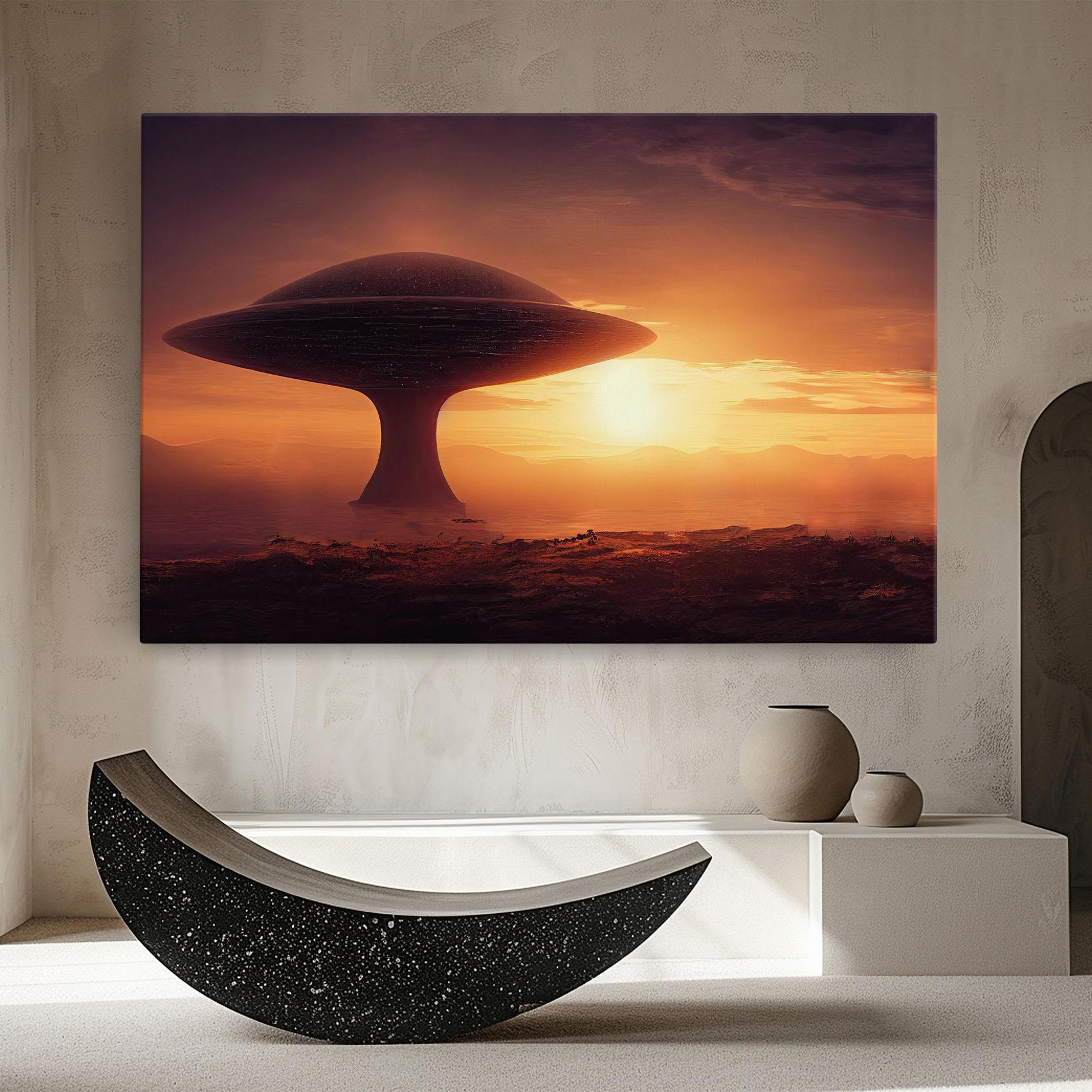 Leinwandbild Fantasy Science Fiction mockup 8