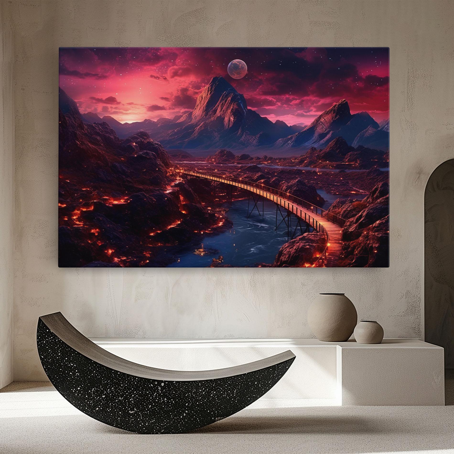 Leinwandbild Interstellar Journey mockup 8