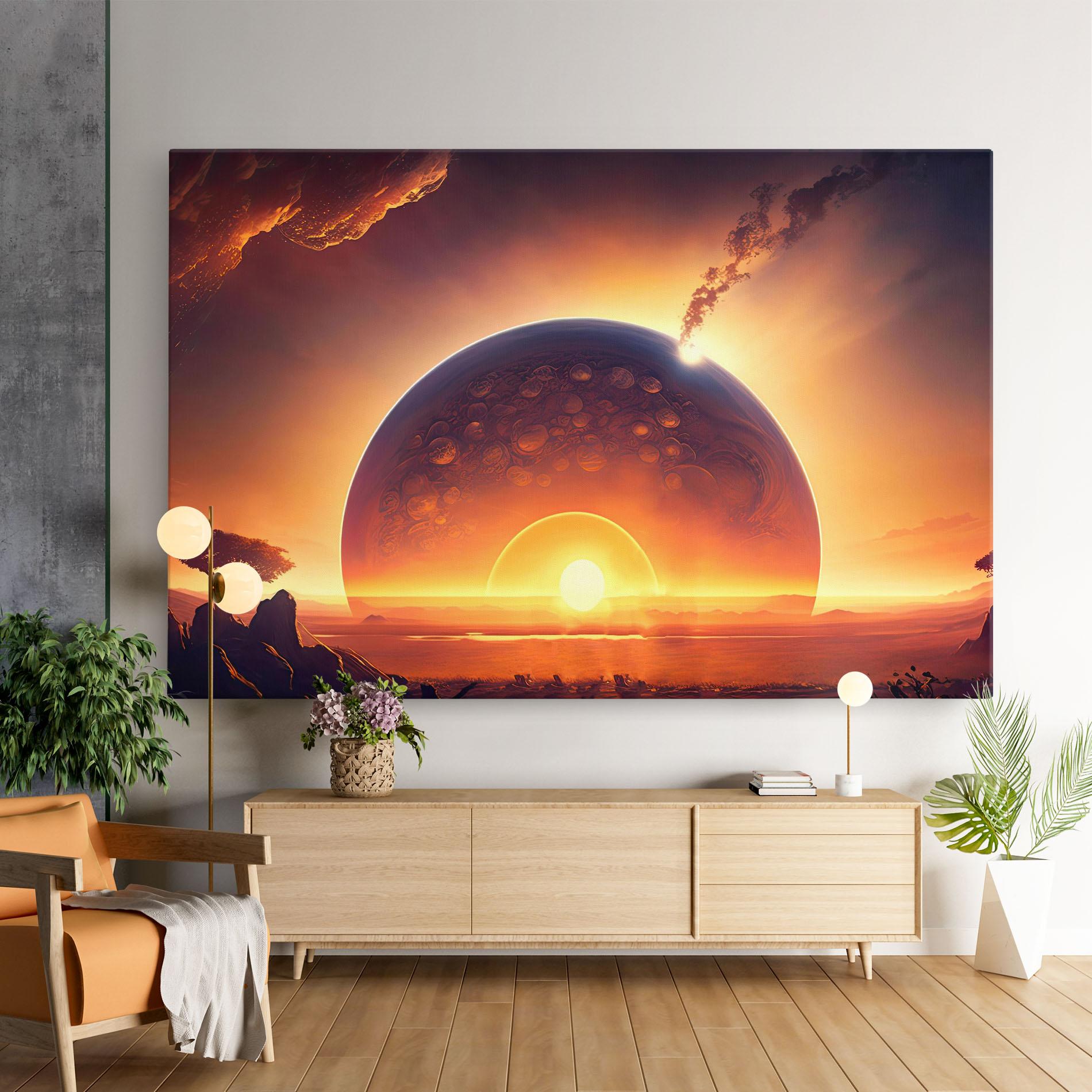 Leinwandbild Abstract Fantasy Science mockup 9