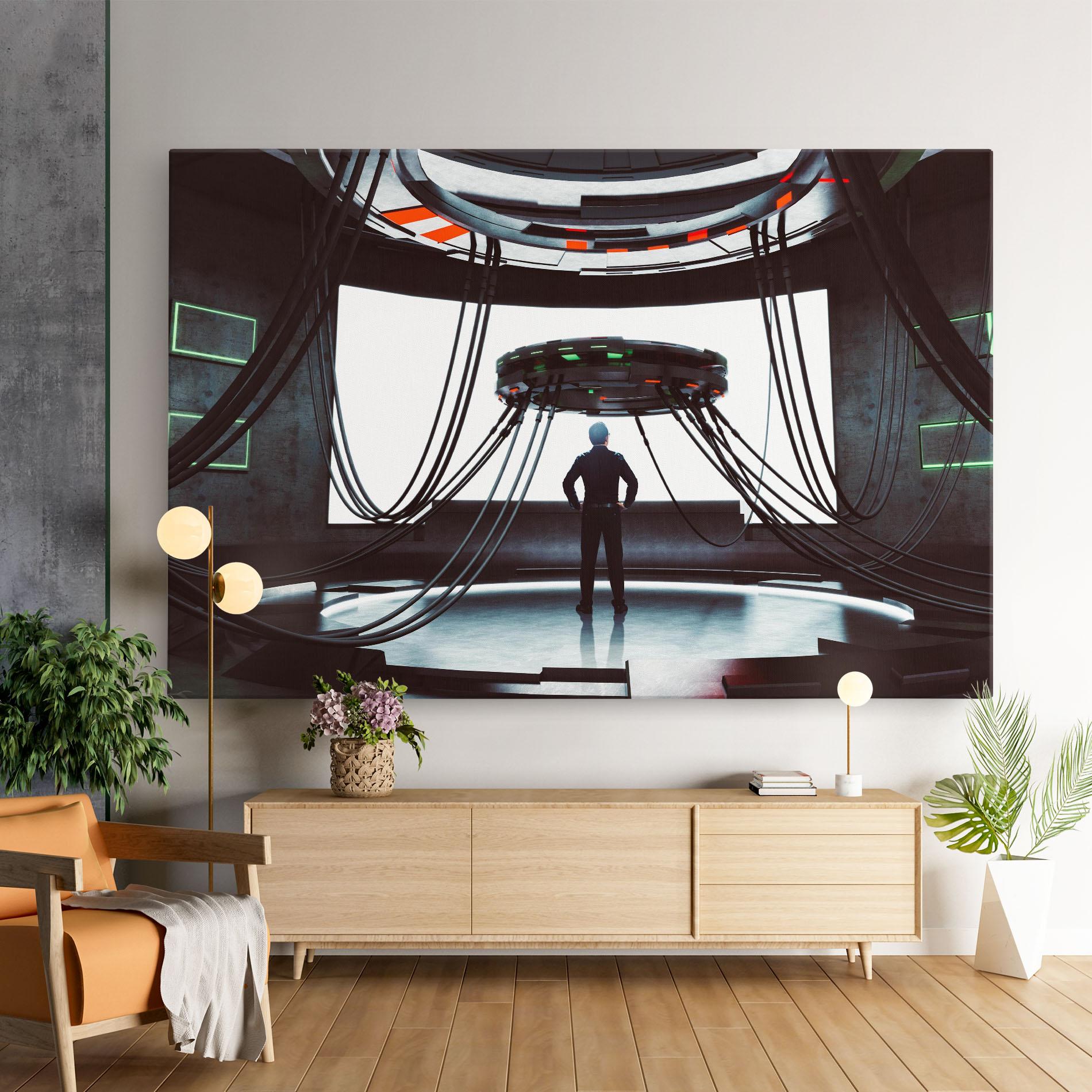 Leinwandbild Cyber Chronicle mockup 9