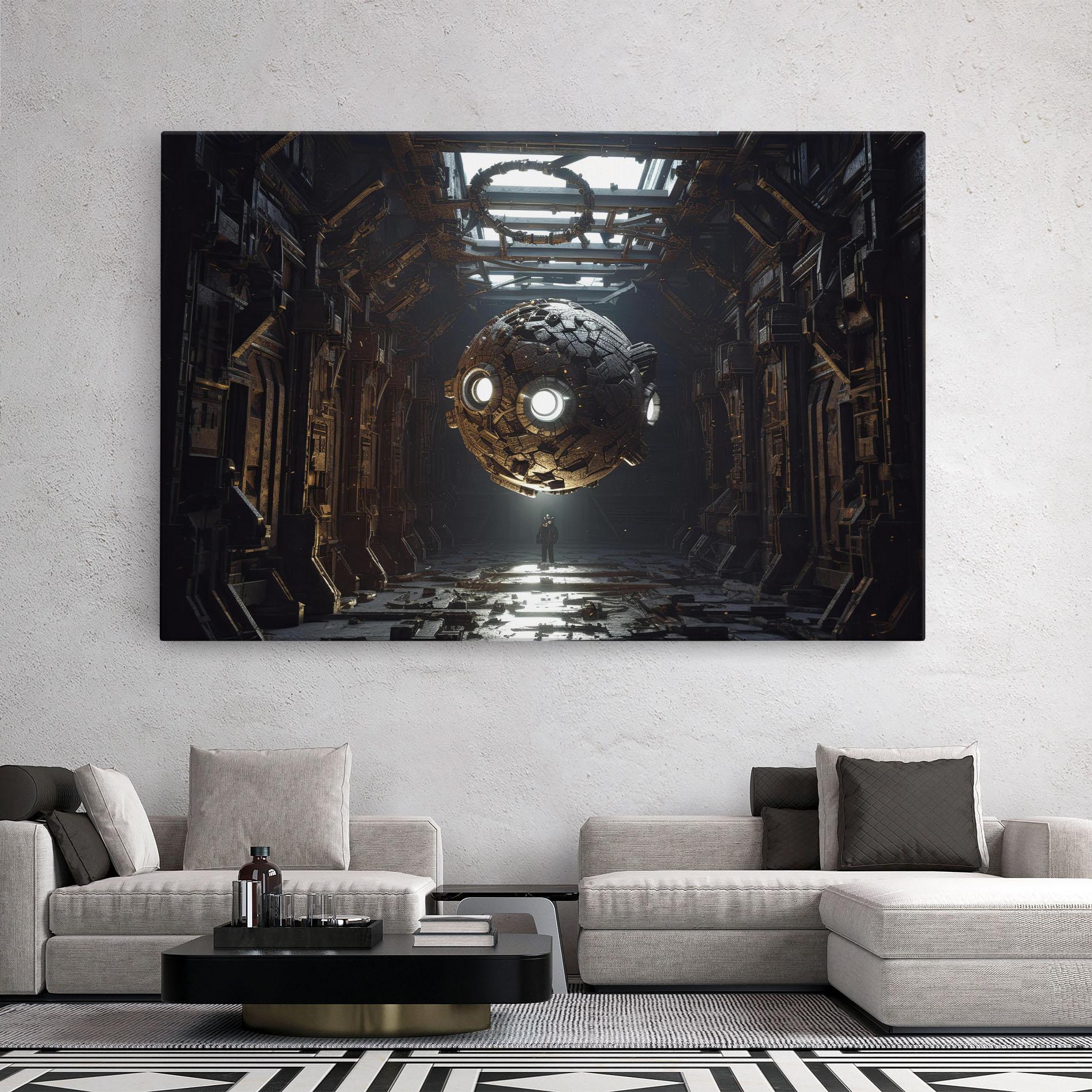 Leinwandbild Cryptic Art mockup 2