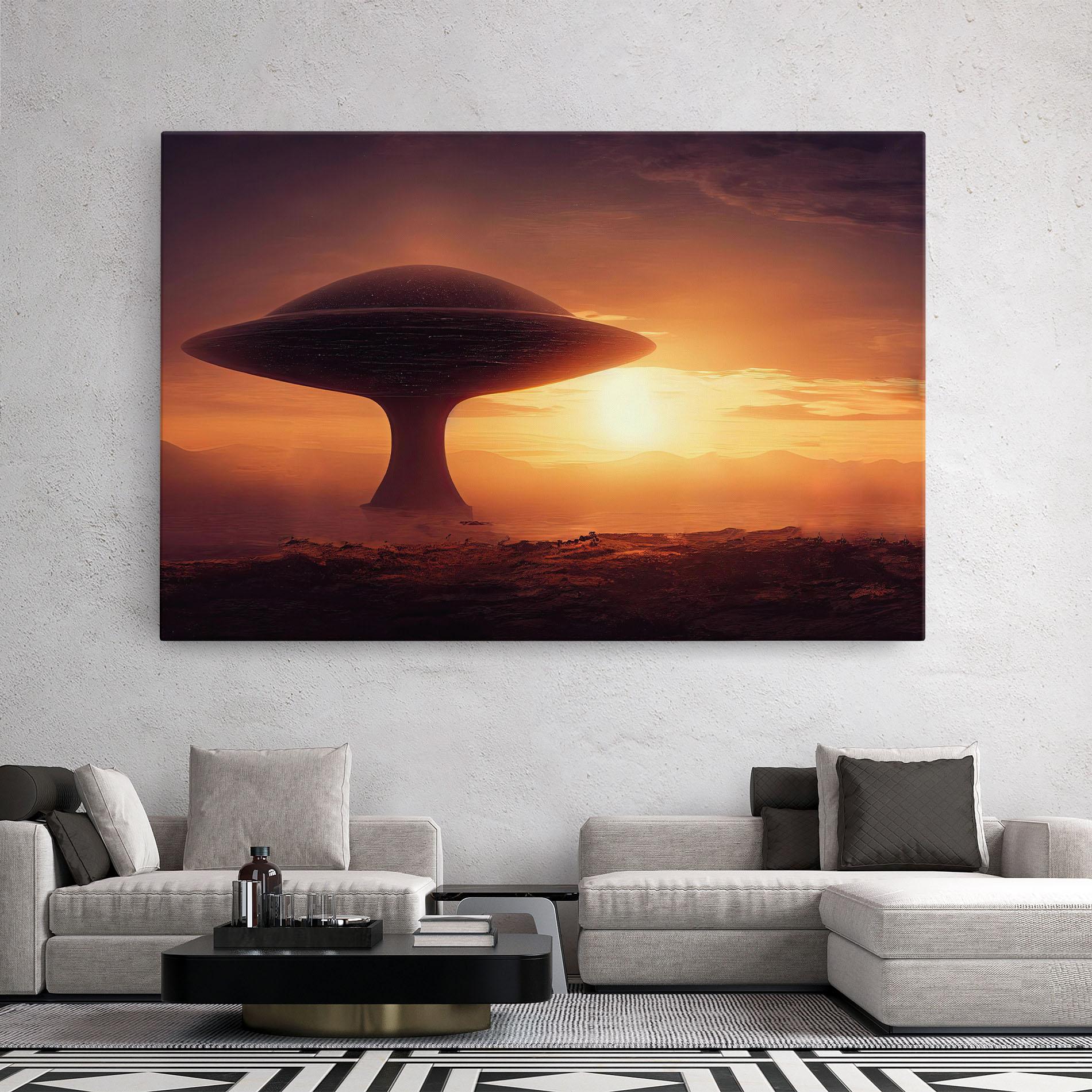 Leinwandbild Fantasy Science Fiction mockup 2