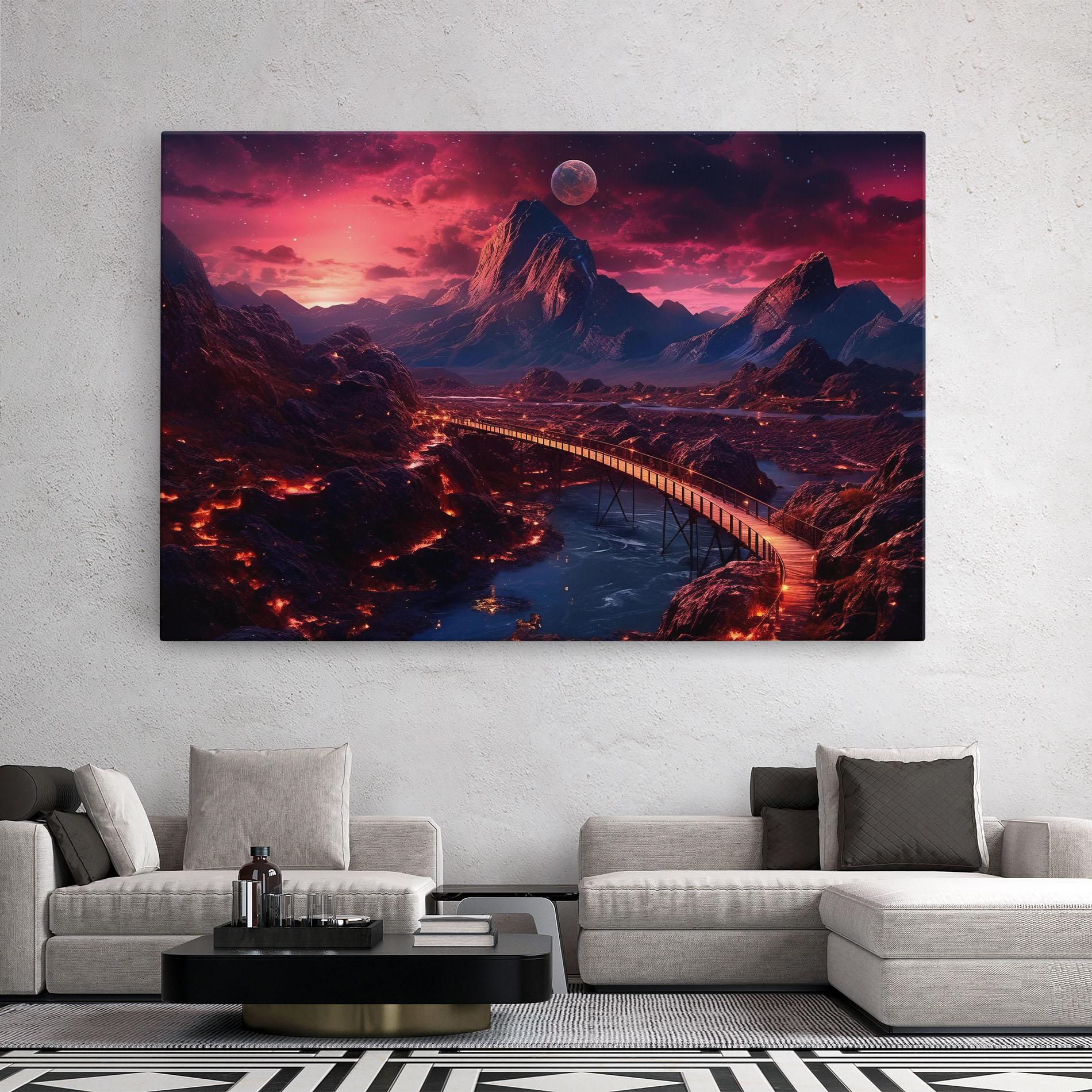 Leinwandbild Interstellar Journey mockup 2