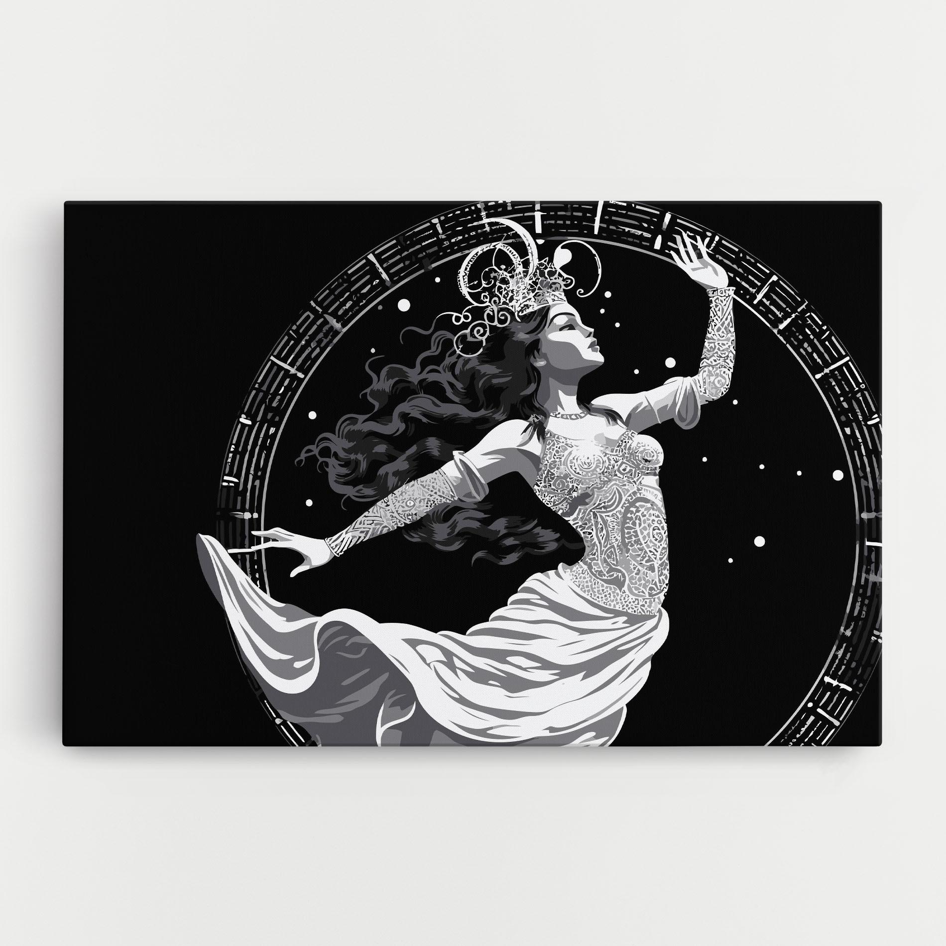 Leinwandbild Beautiful Witch mockup 0