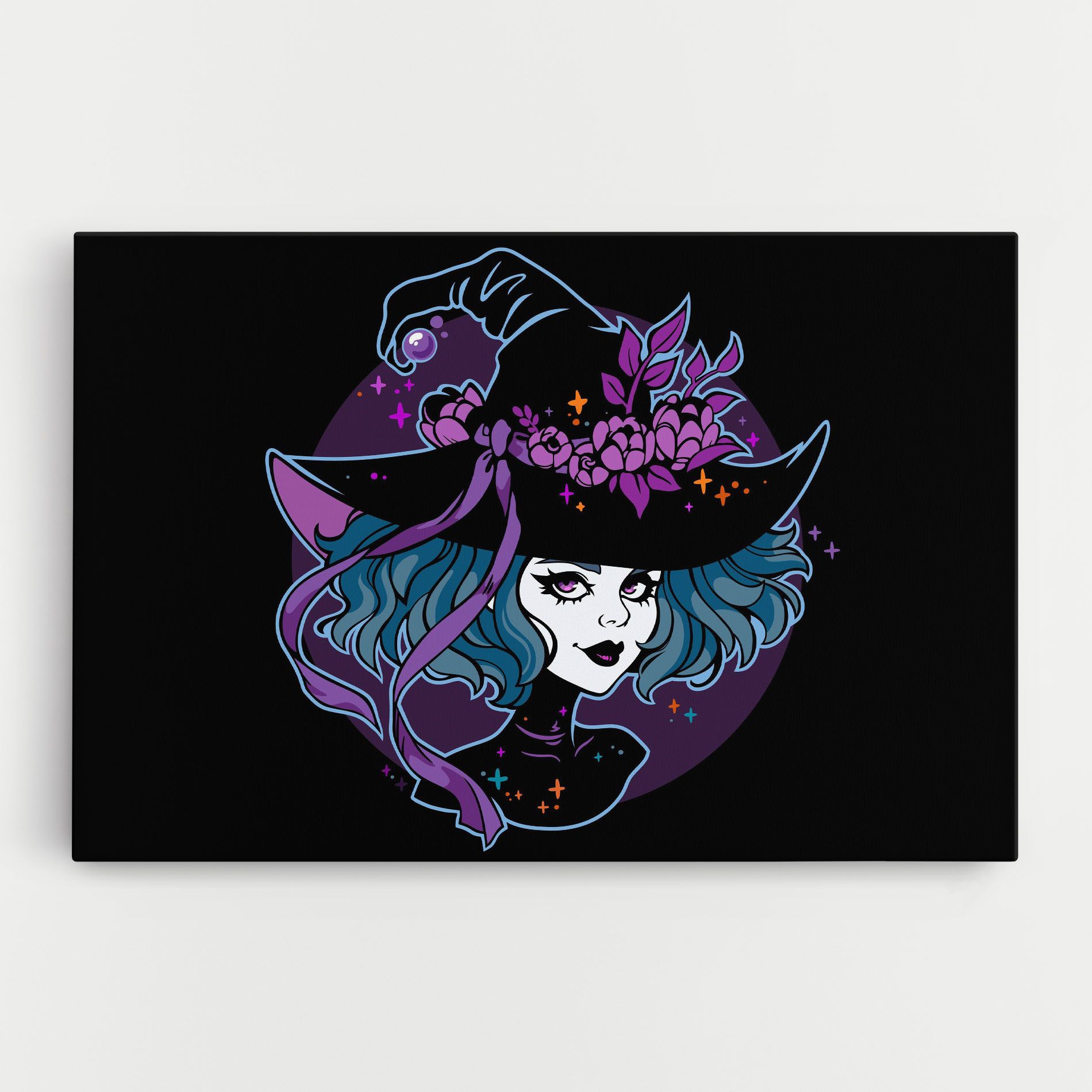 Cute Purple Witch mockup 0