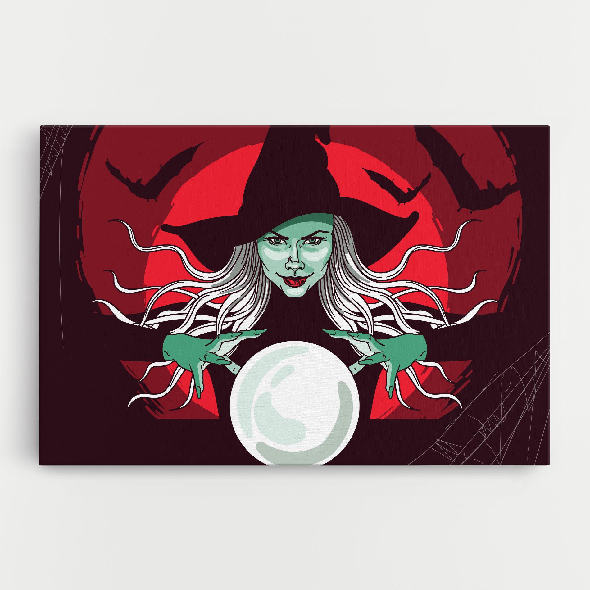 Leinwandbild Green Witch mockup 0
