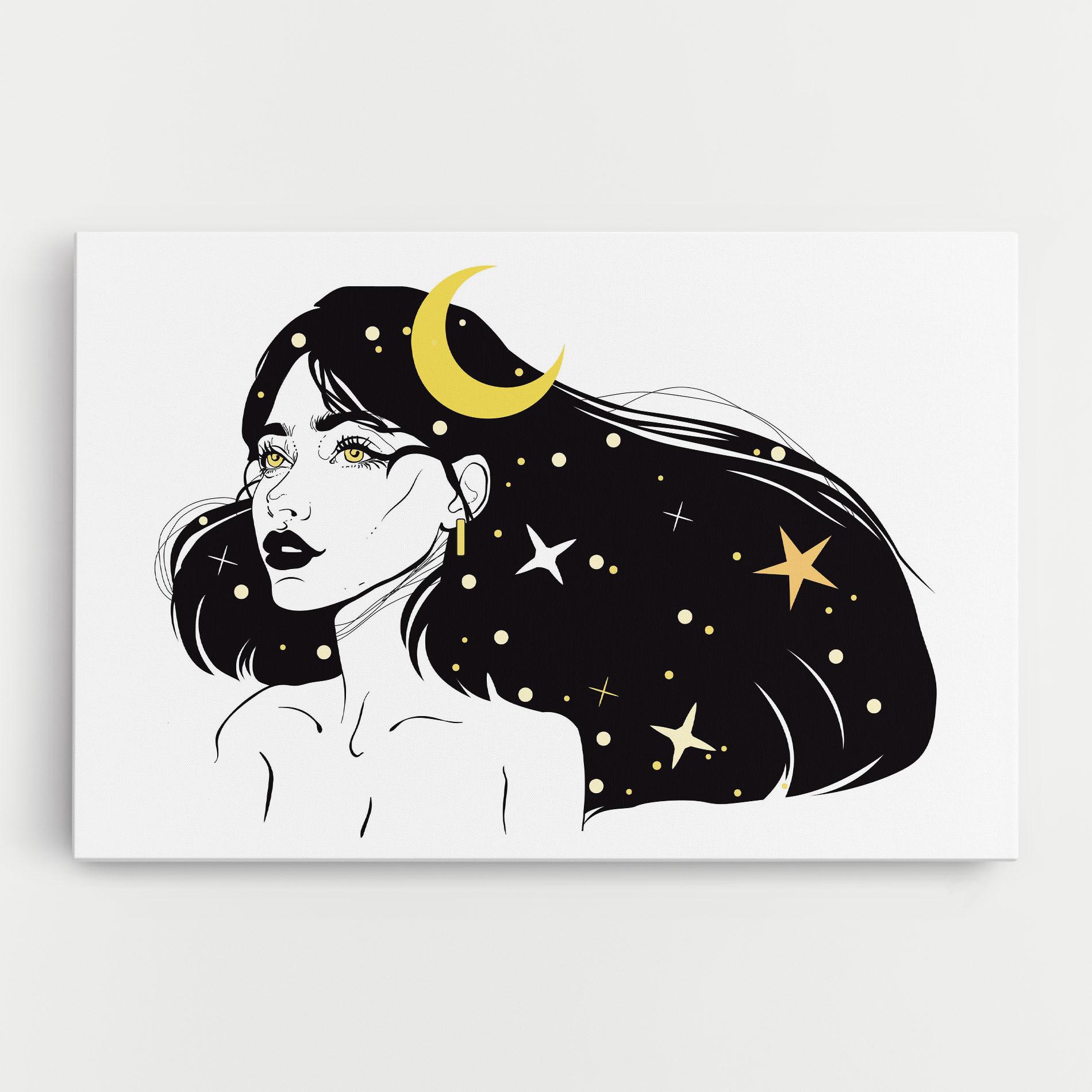 Leinwandbild Night Witch mockup 0