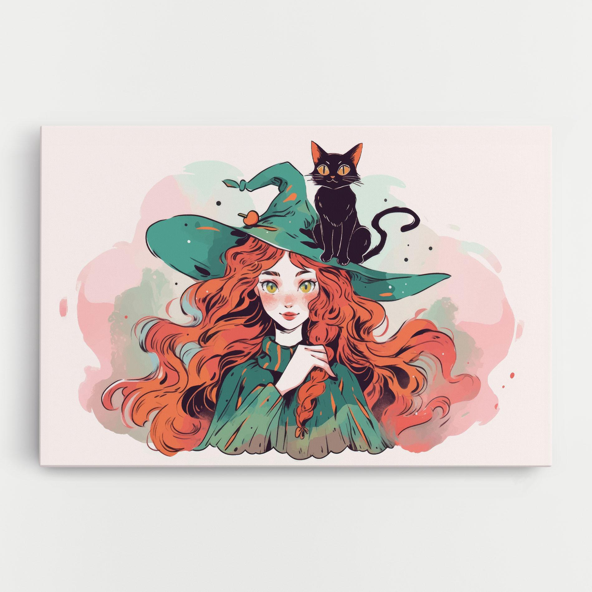 Leinwandbild Red Air Witch mockup 0