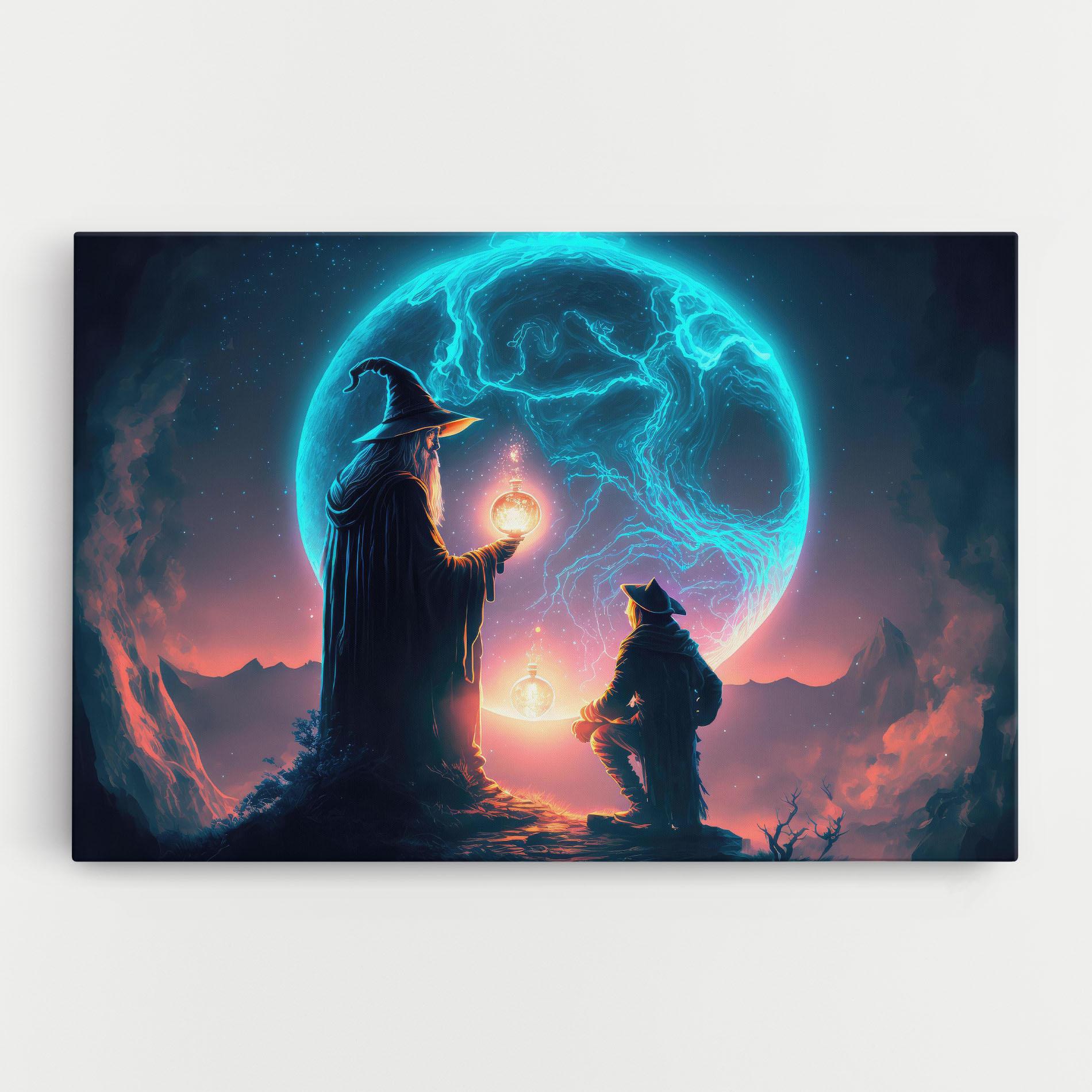 Leinwandbild Wizard Magic mockup 0