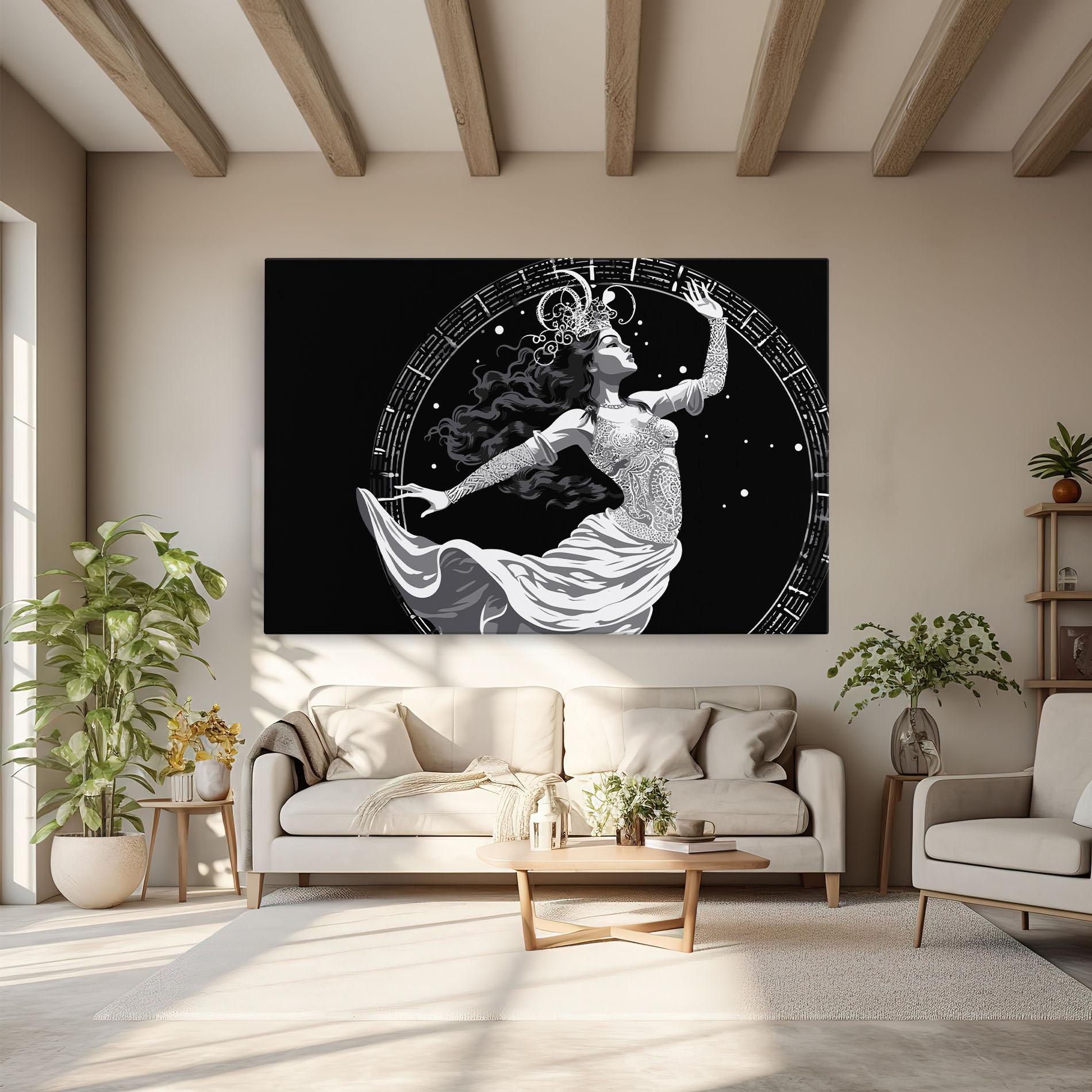 Leinwandbild Beautiful Witch mockup 6