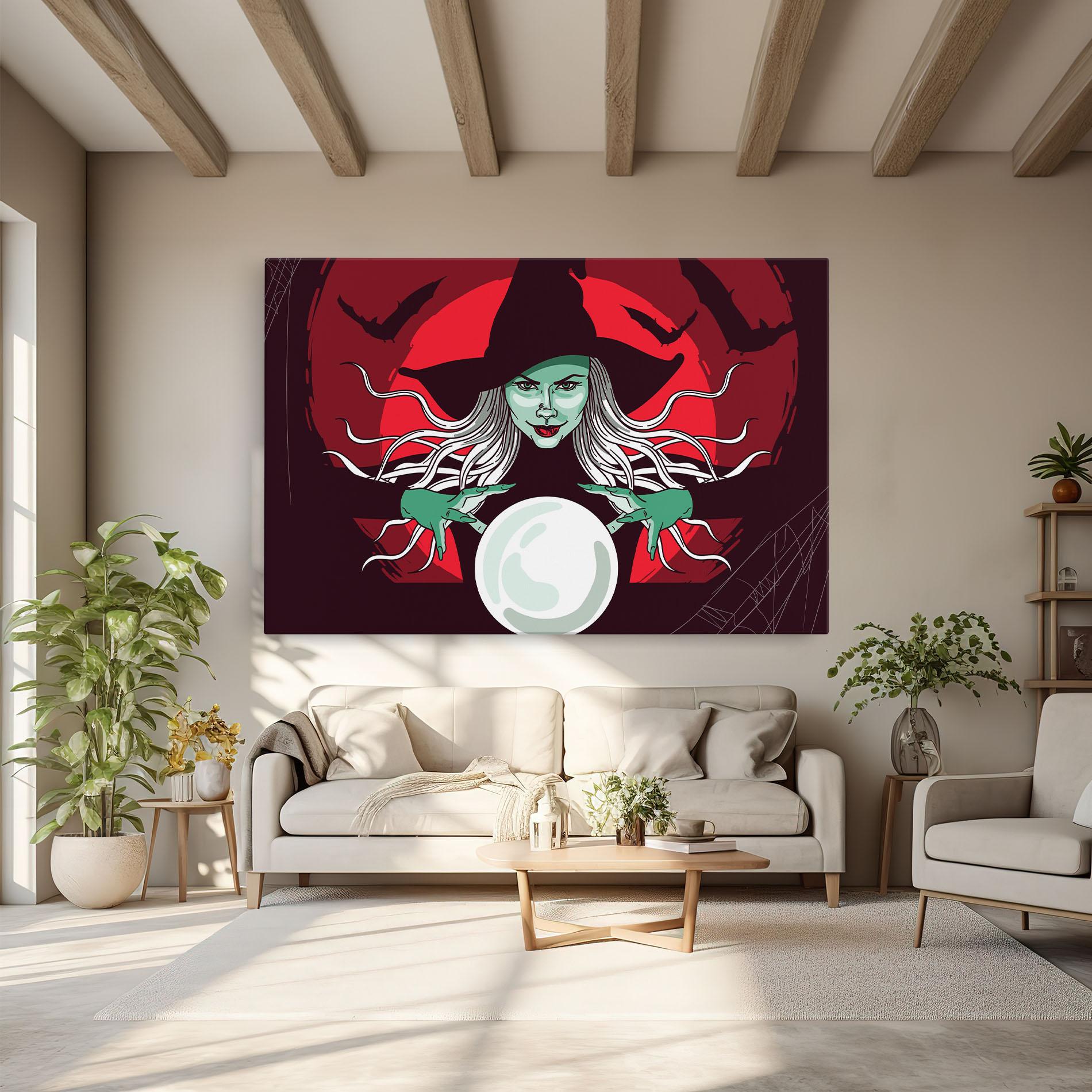 Leinwandbild Green Witch mockup 6