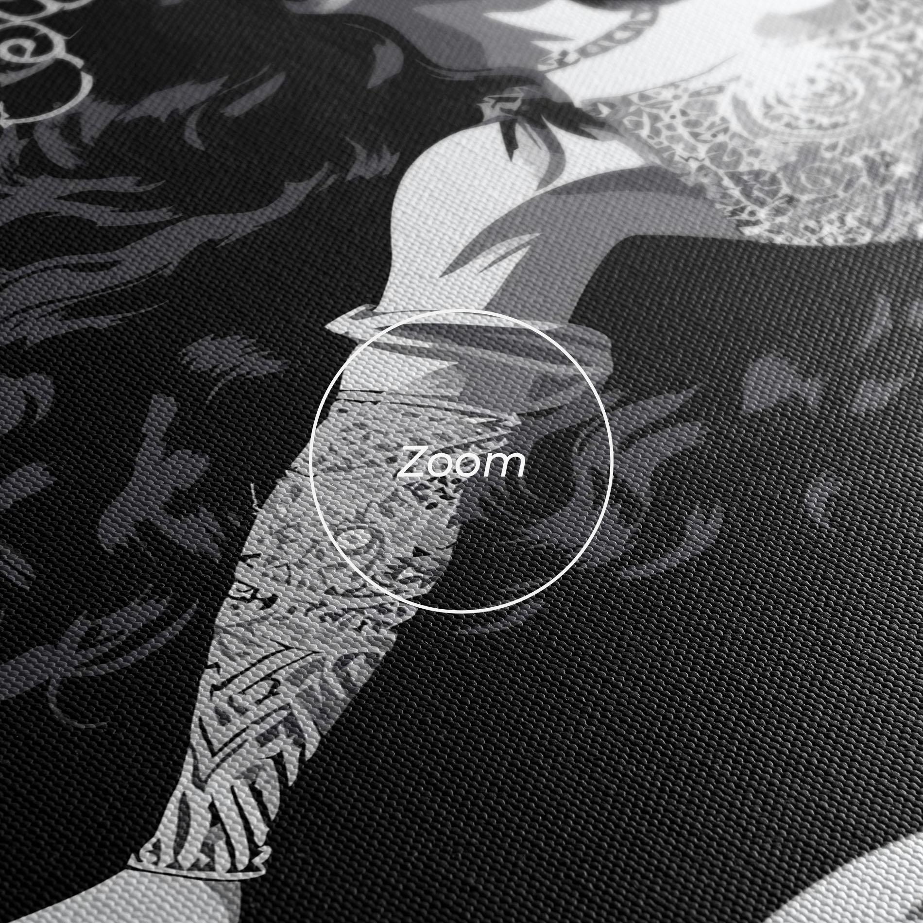 Leinwandbild Beautiful Witch mockup 3