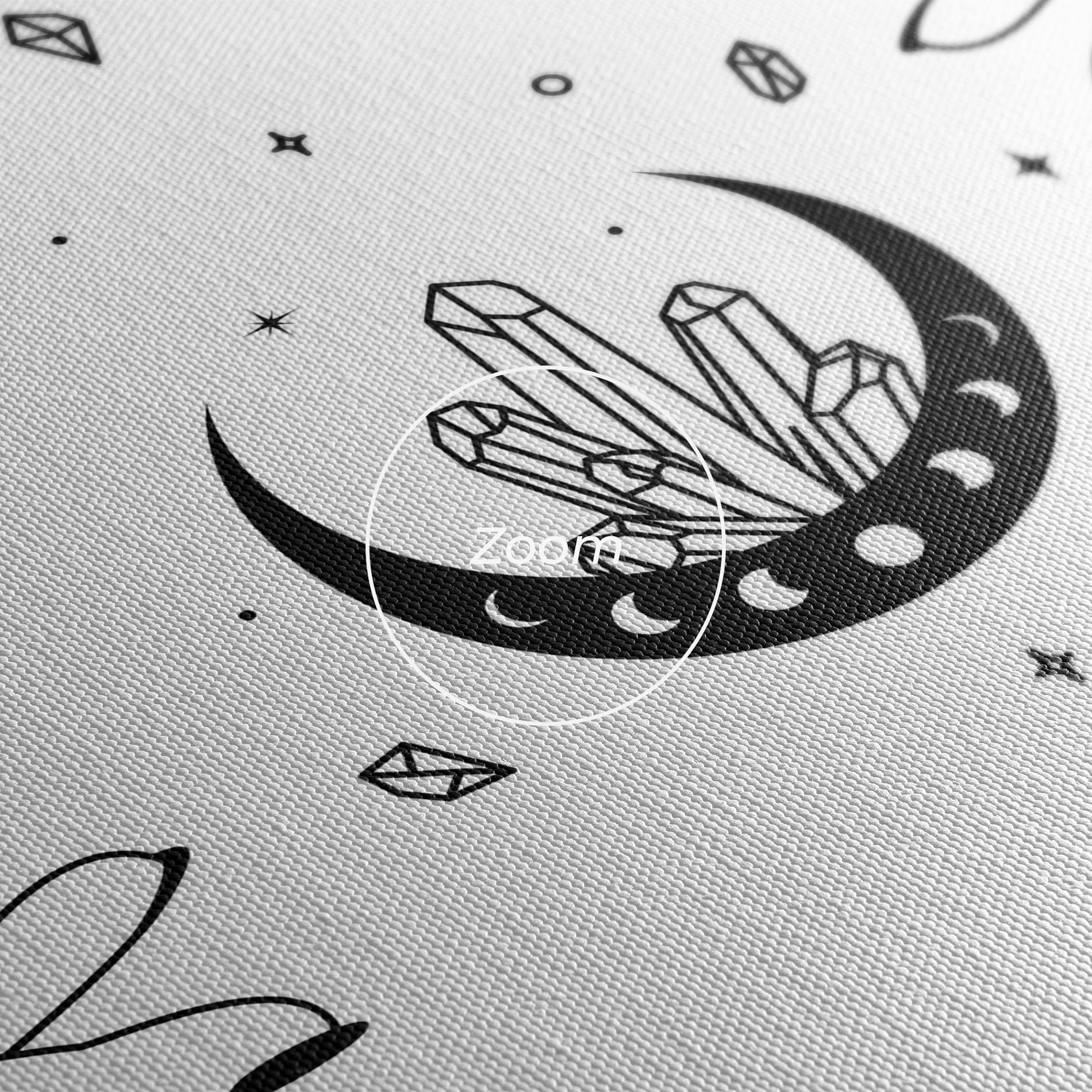 Leinwandbild Crystal Hand mockup 3