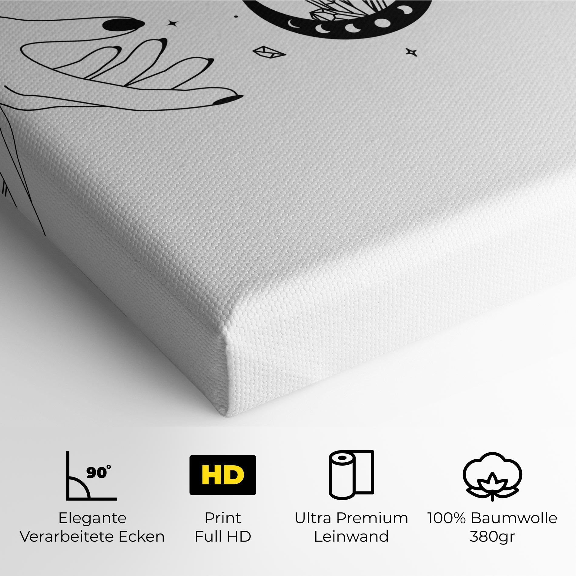 Leinwandbild Crystal Hand mockup 4