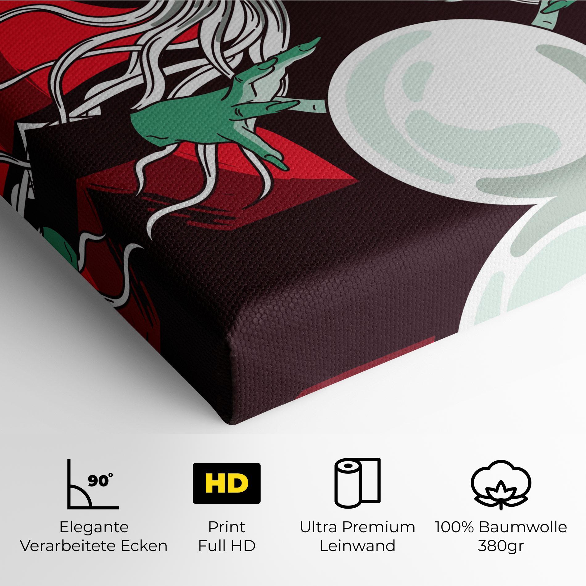Leinwandbild Green Witch mockup 4