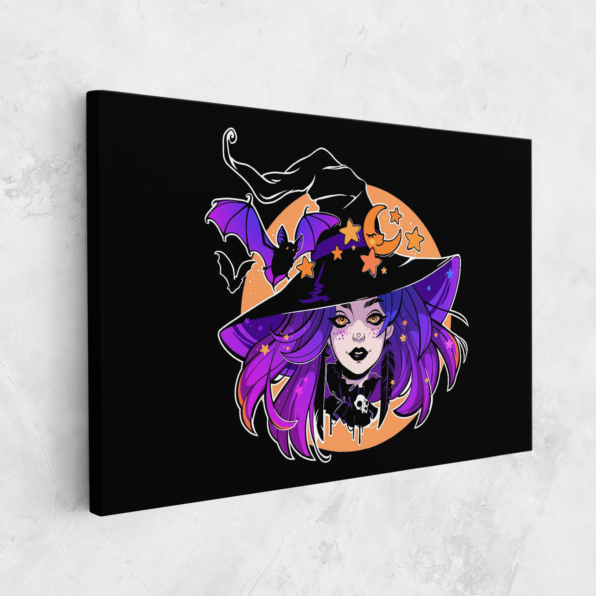 Leinwandbild Purple Witch mockup 1