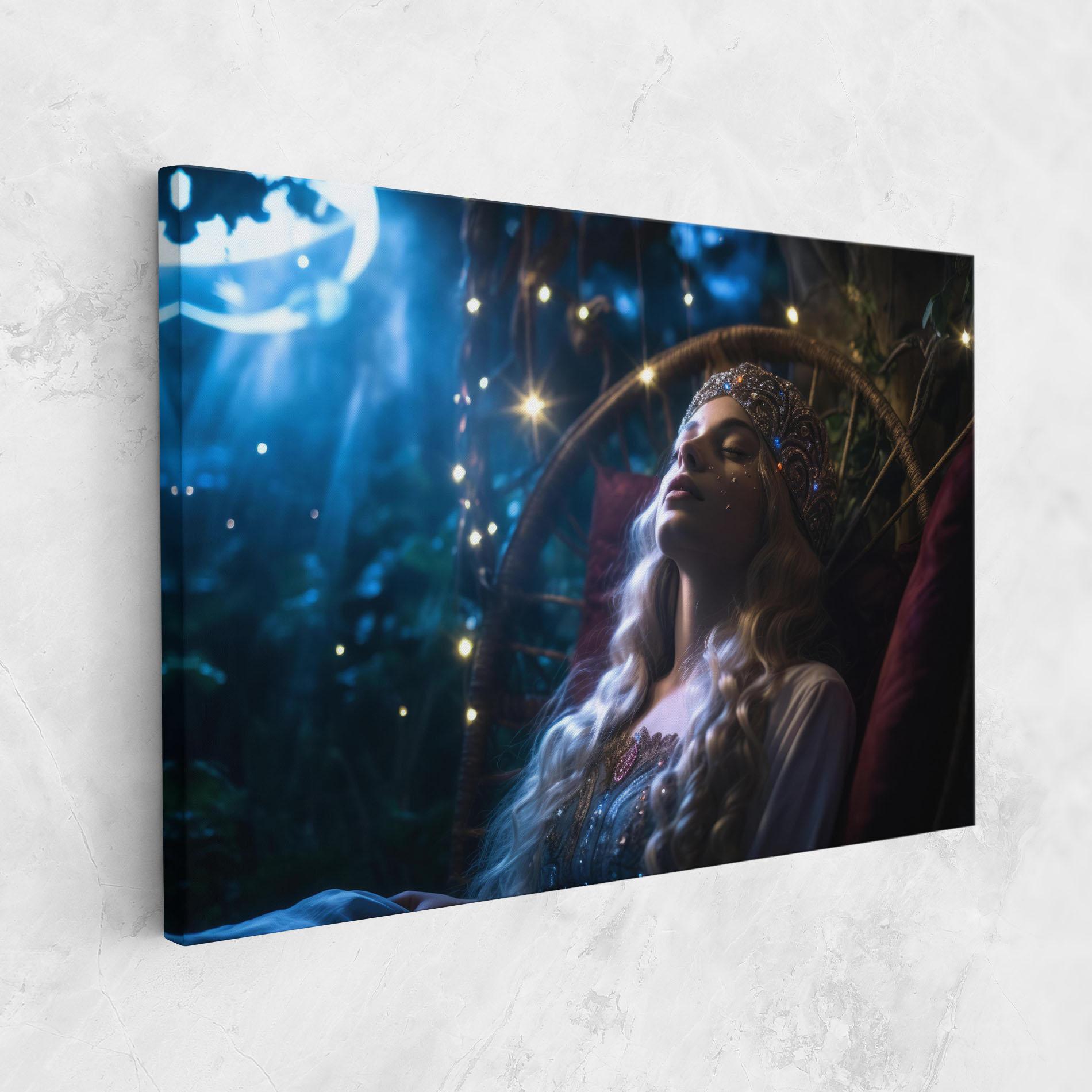 Leinwandbild Witch Sleeping mockup 1