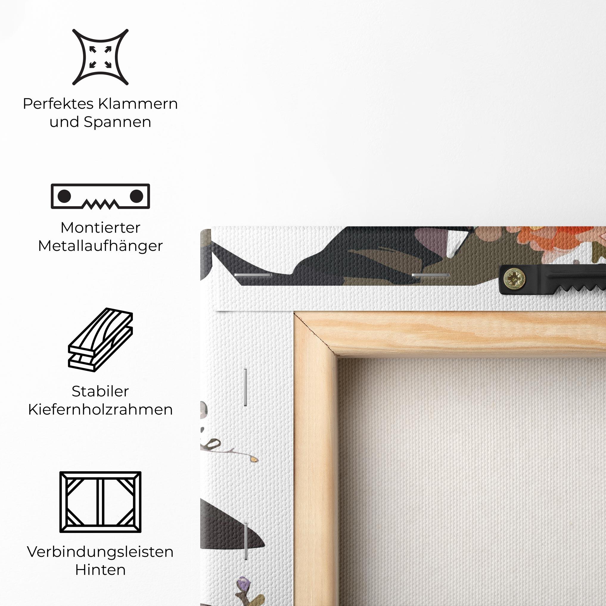 Leinwandbild Cute Witch mockup 5