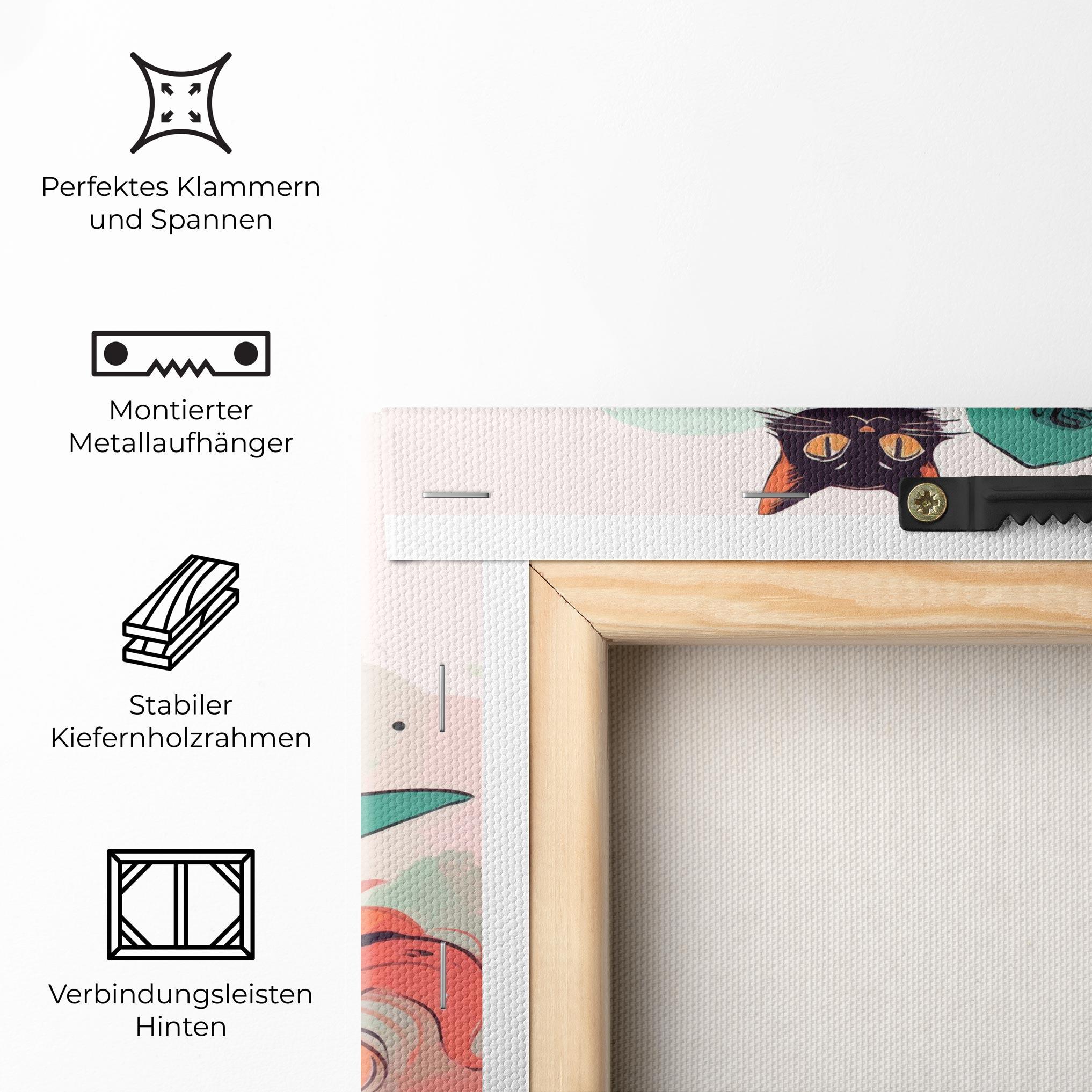 Leinwandbild Red Air Witch mockup 5